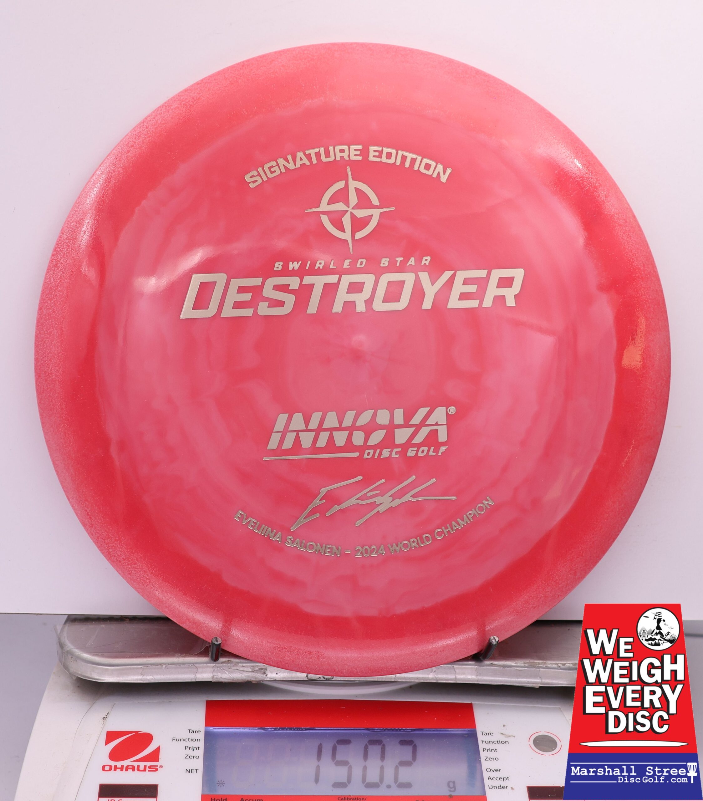 465279 Swirled Star Destroyer, Eveliina Salonen 2024 World Champion - #21 Red, 150