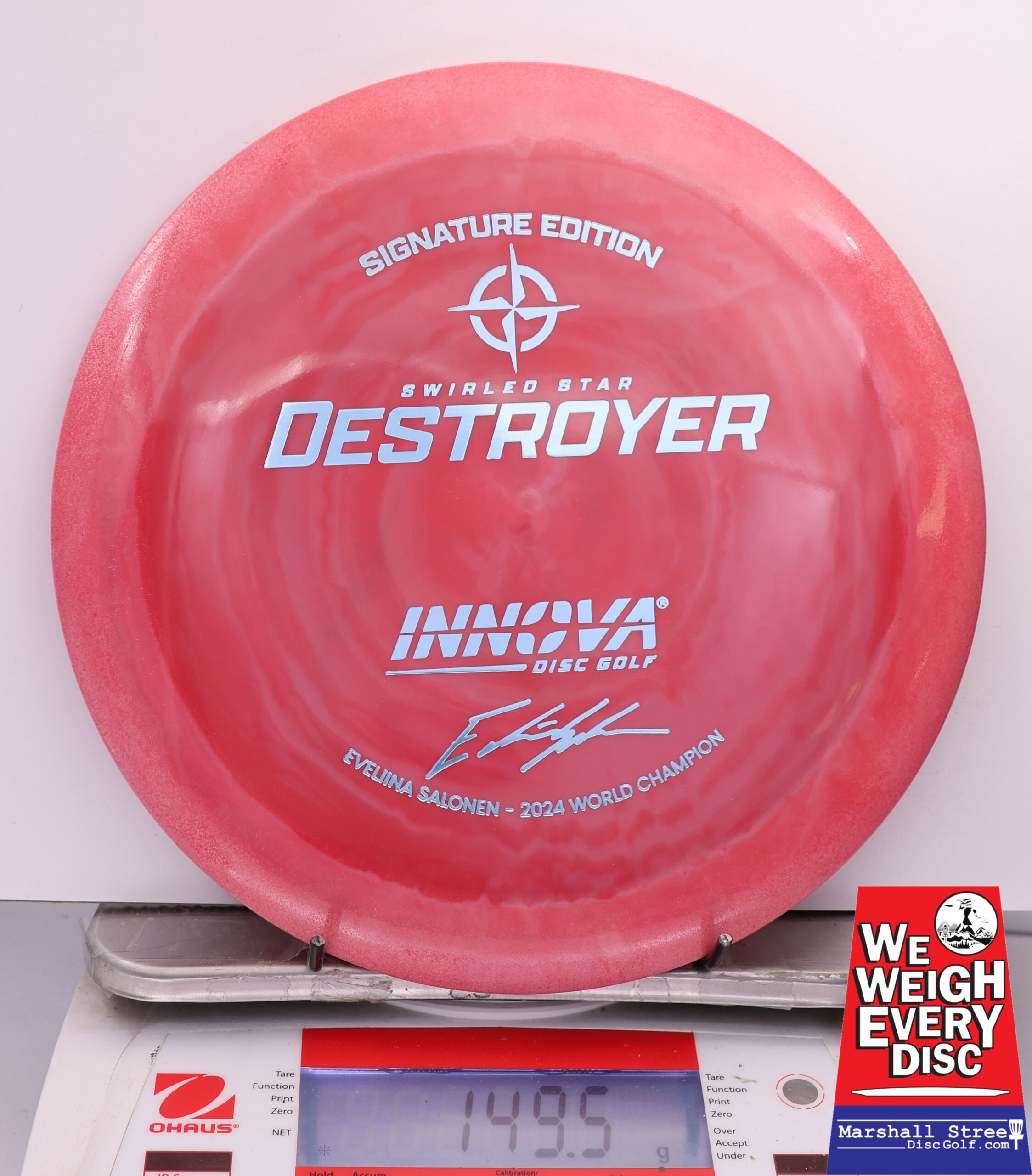 465280 Swirled Star Destroyer, Eveliina Salonen 2024 World Champion - #22 Red, 150