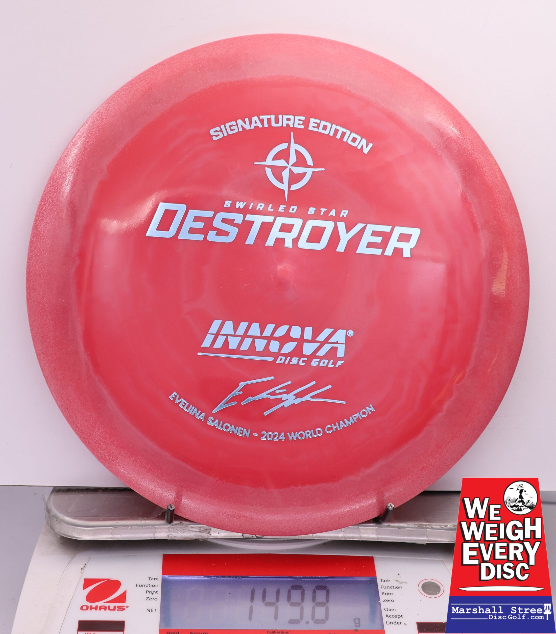 465284 Swirled Star Destroyer, Eveliina Salonen 2024 World Champion - #24 Red, 150