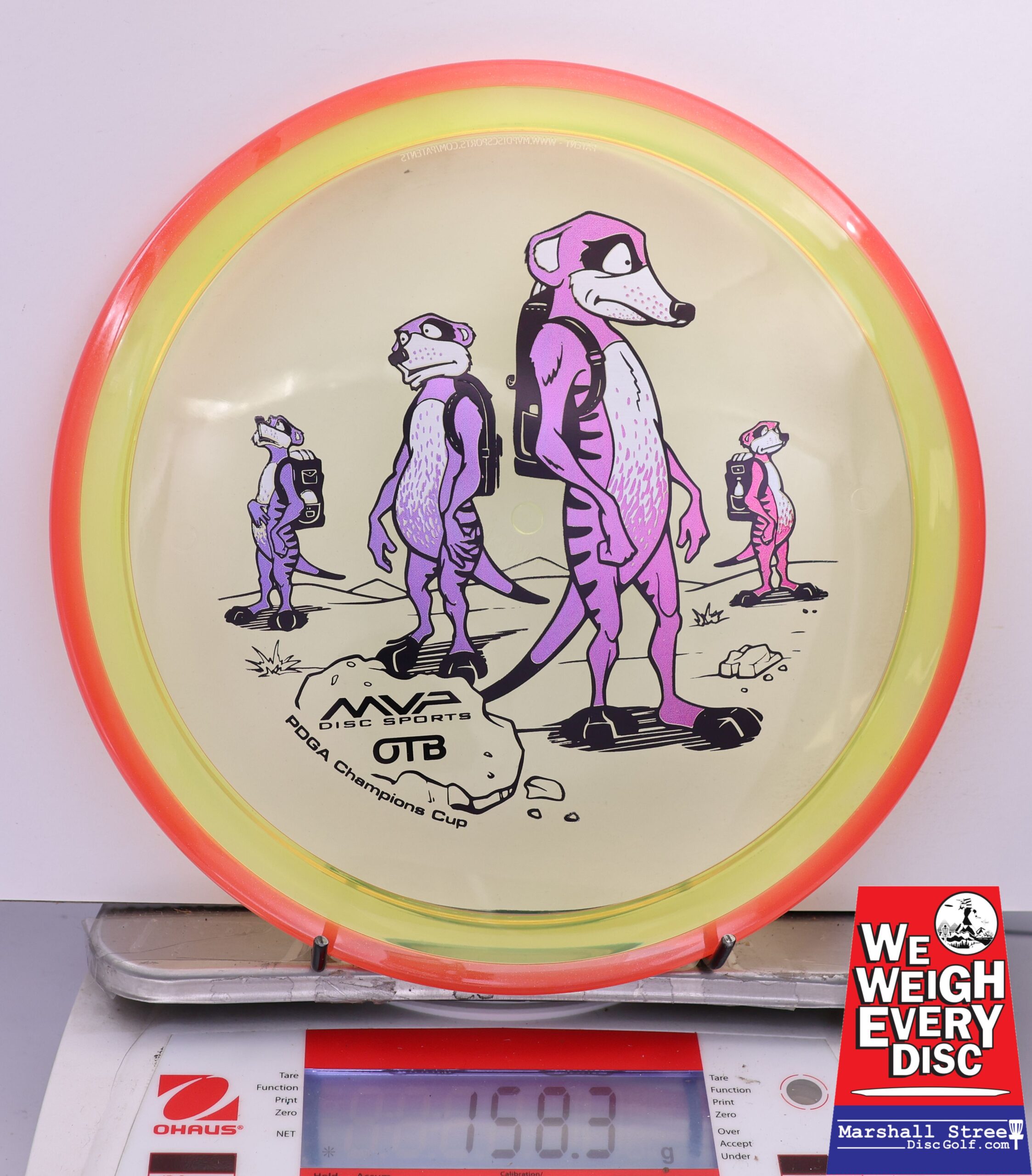 465457 Prism Proton Crave, PDGA Champions Cup 2025 - #322 RedOrange-Yellow, 158