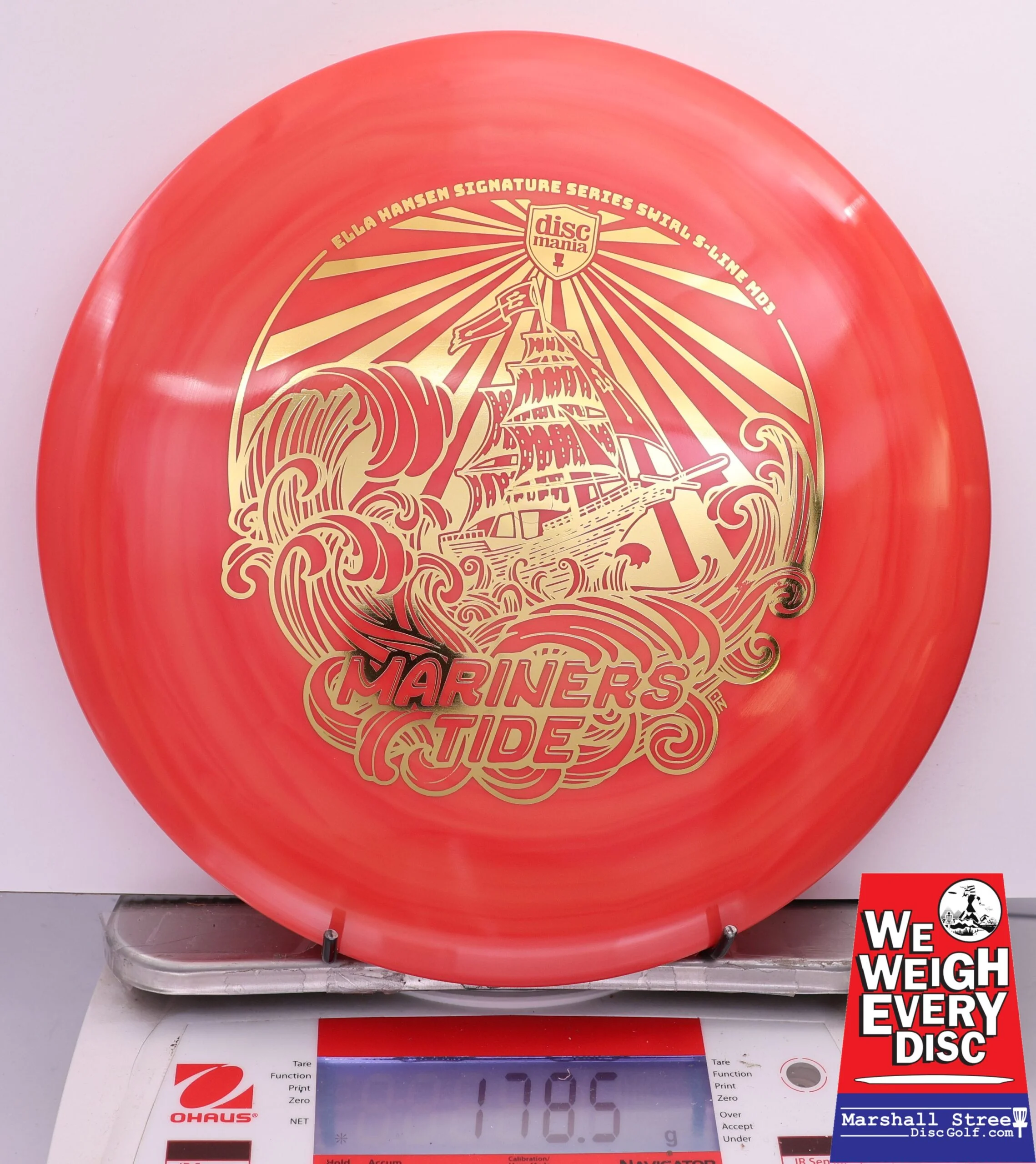 467445 Swirl S-Line MD3, Ella Hansen Signaure Series - Mariners Tide - #03 Red, 179