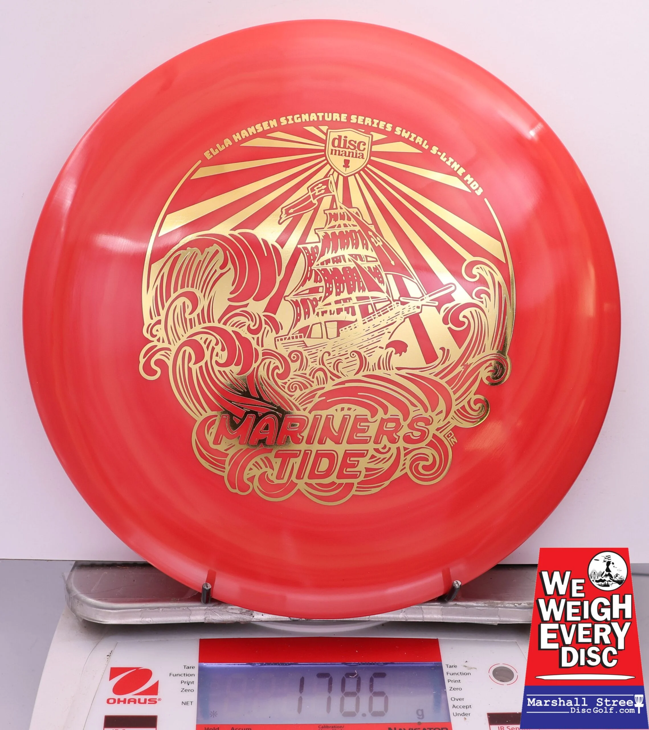 467446 Swirl S-Line MD3, Ella Hansen Signaure Series - Mariners Tide - #04 Red, 179