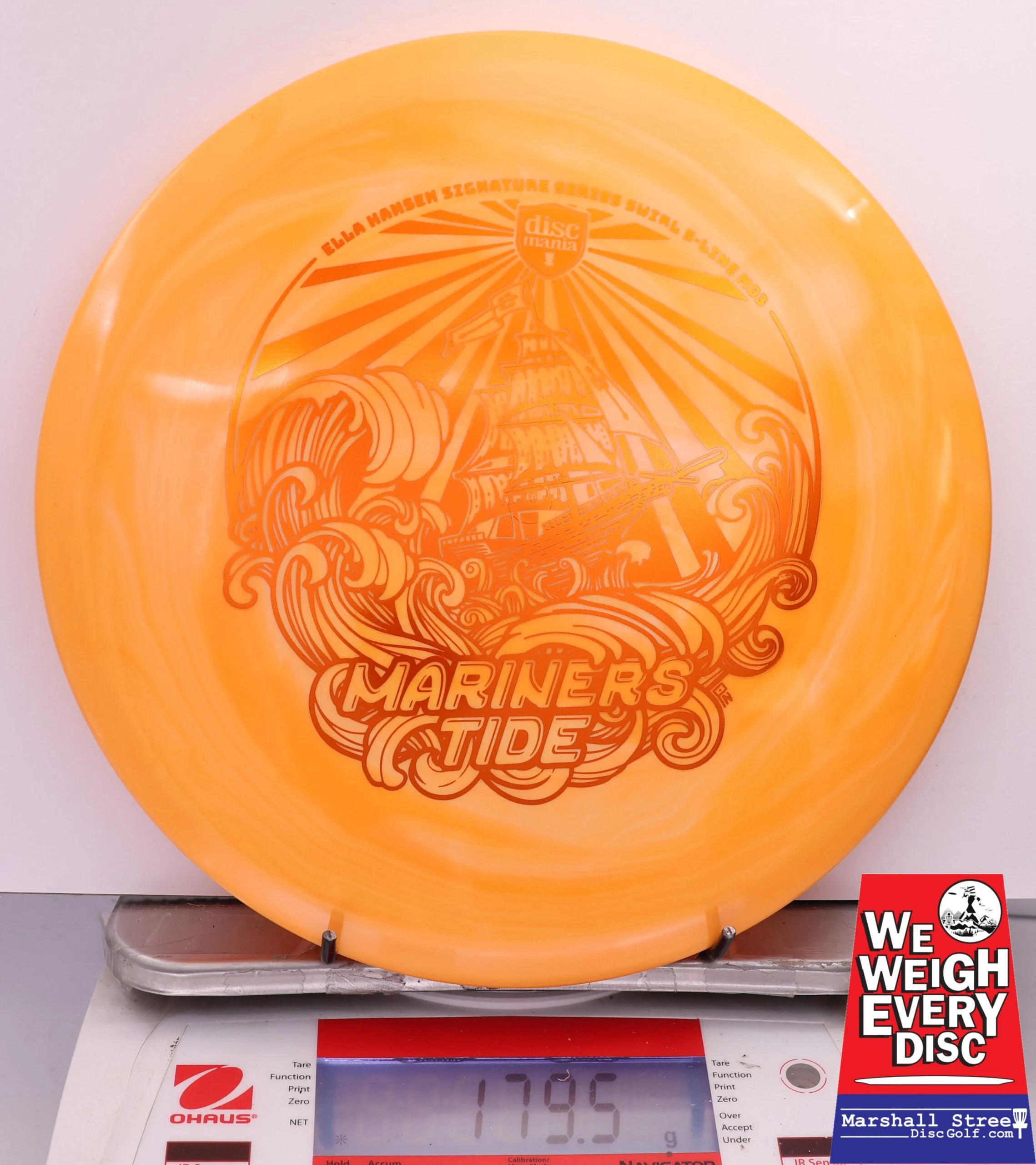 467471 Swirl S-Line MD3, Ella Hansen Signaure Series - Mariners Tide - #10 Orange, 180