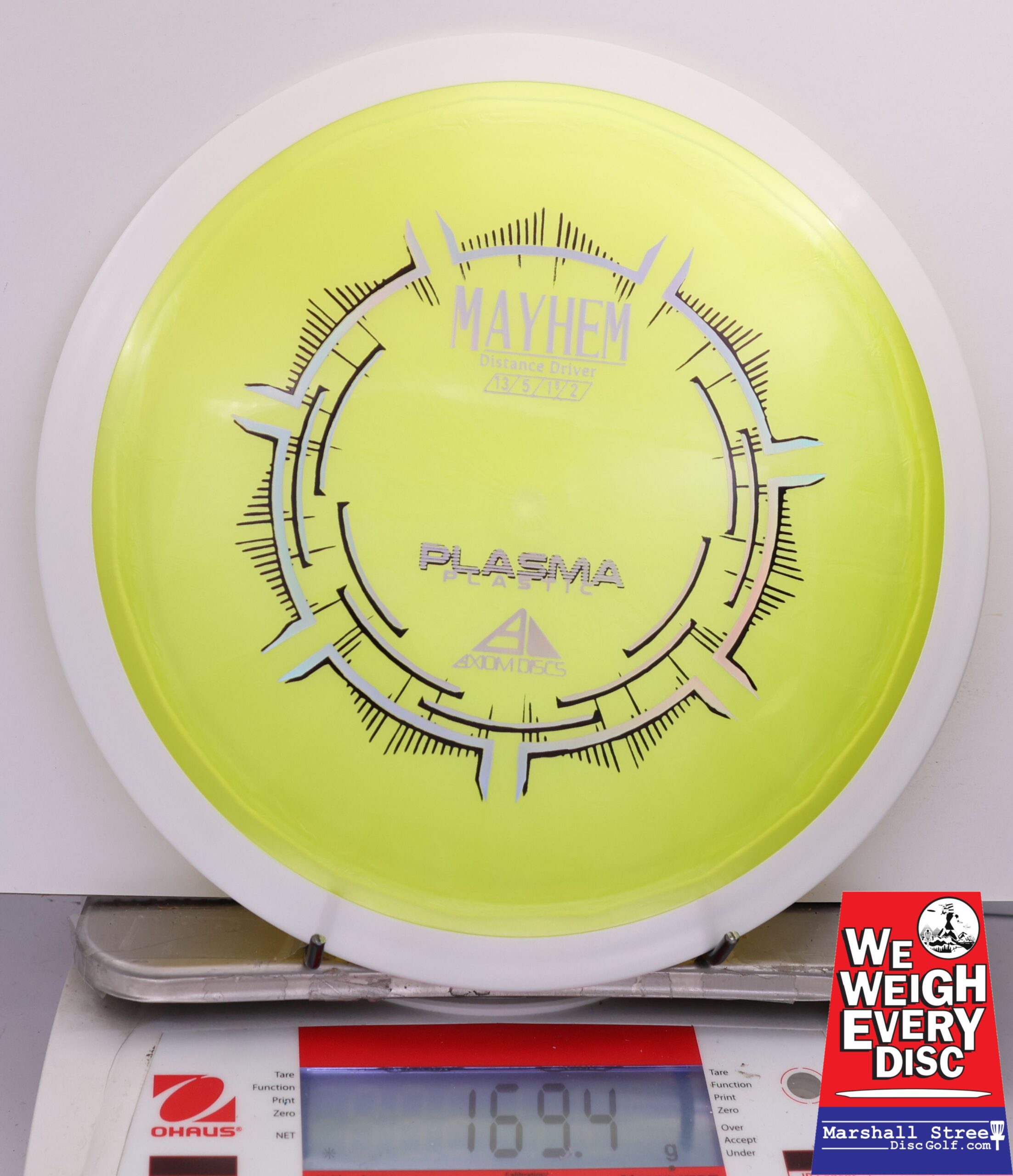 469036 Plasma Mayhem - #27 White-Yellow, 169