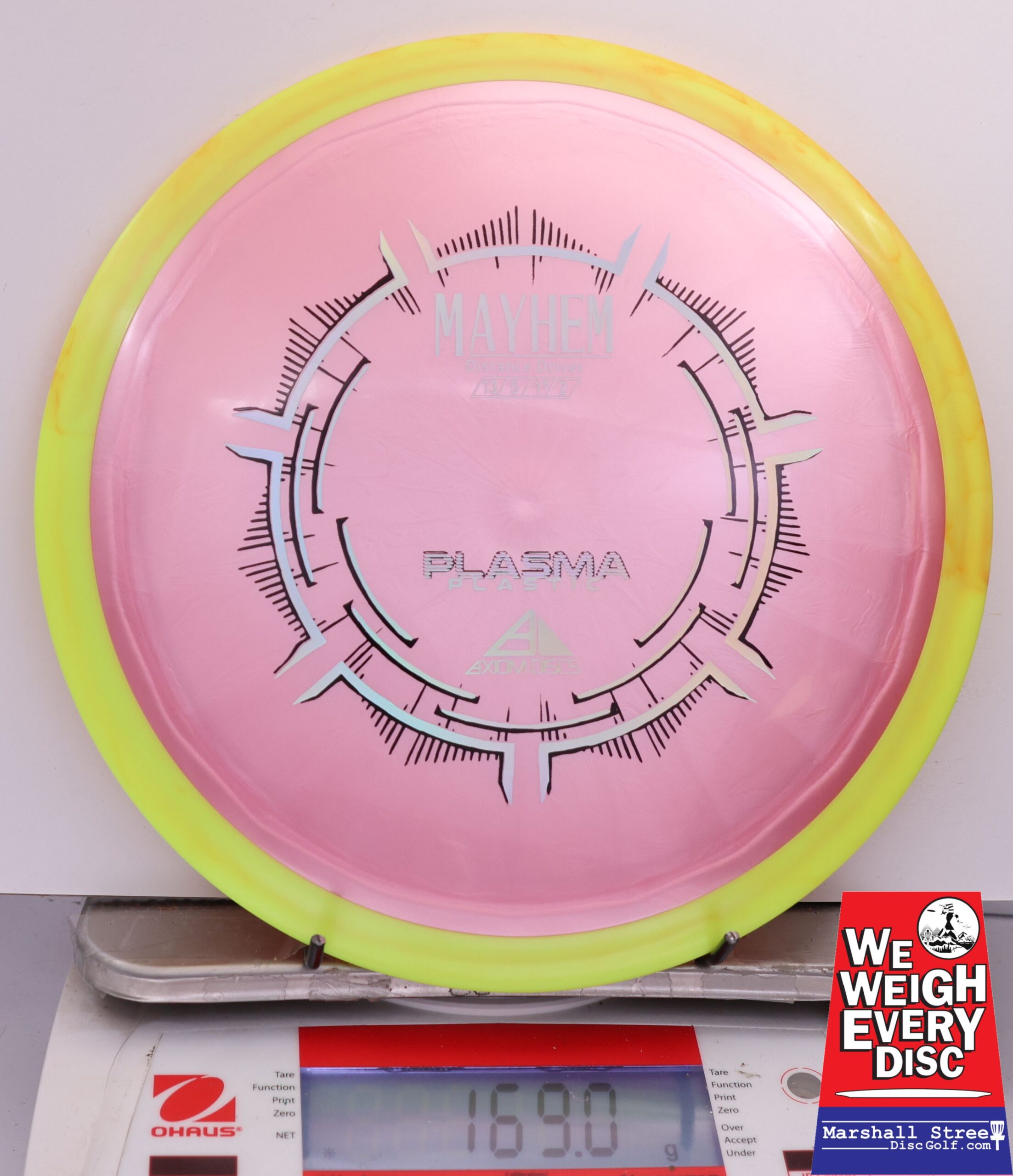 469105 Plasma Mayhem - #38 Yellow-Pink, 169