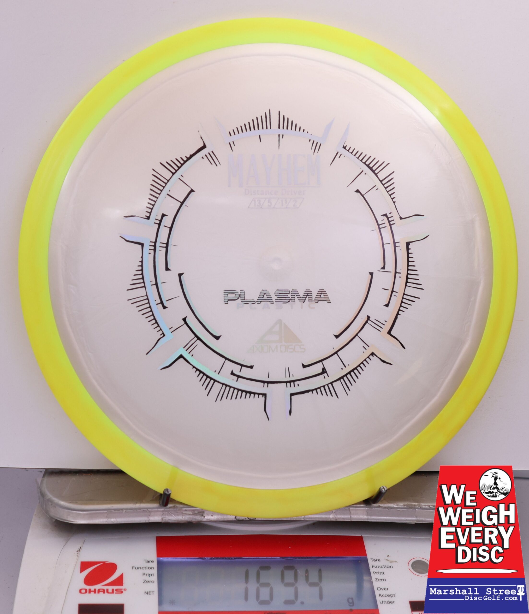 469138 Plasma Mayhem - #42 Yellow-White, 169