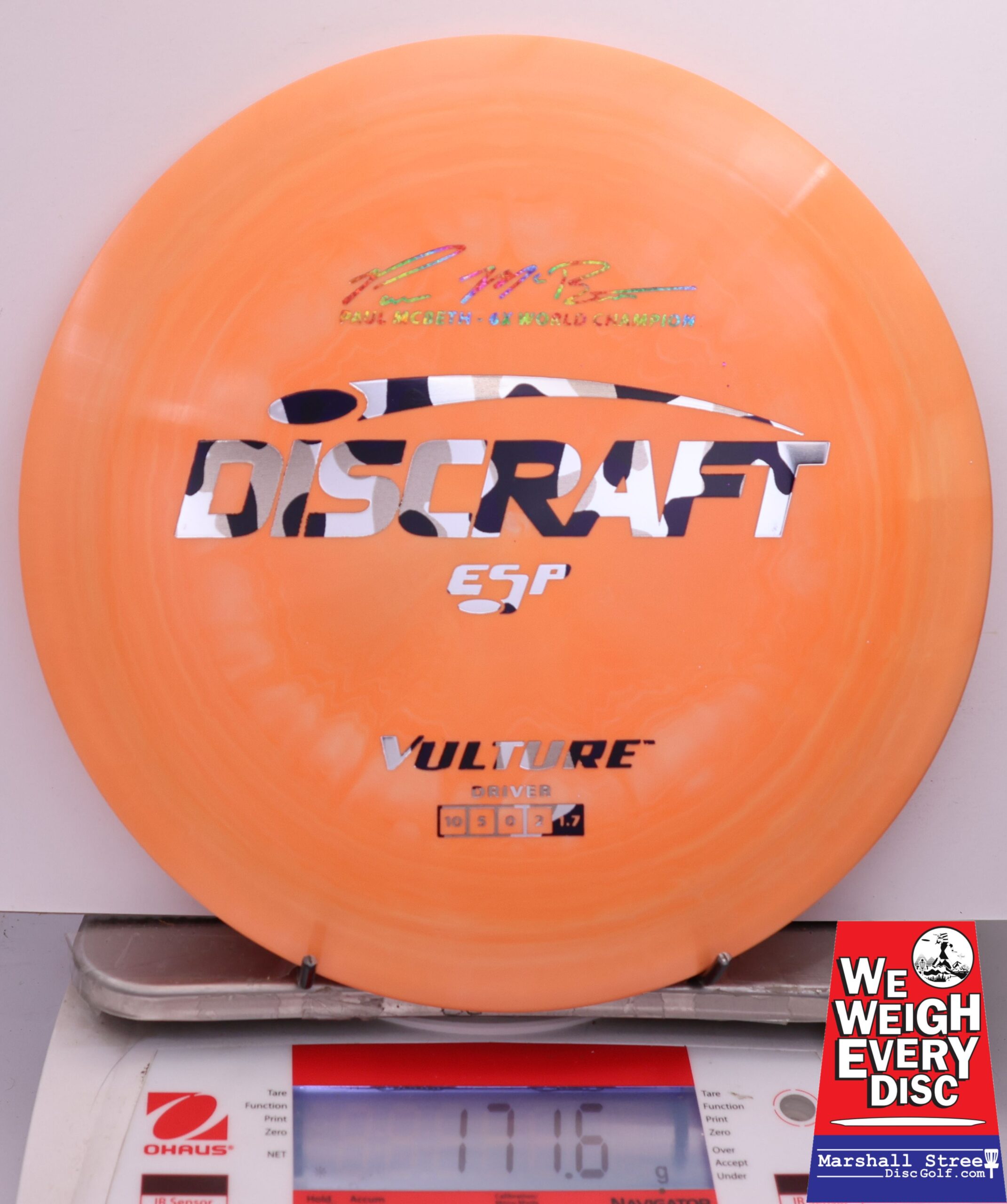 470576 ESP Vulture, Paul McBeth 6X - #677 Orange, 172