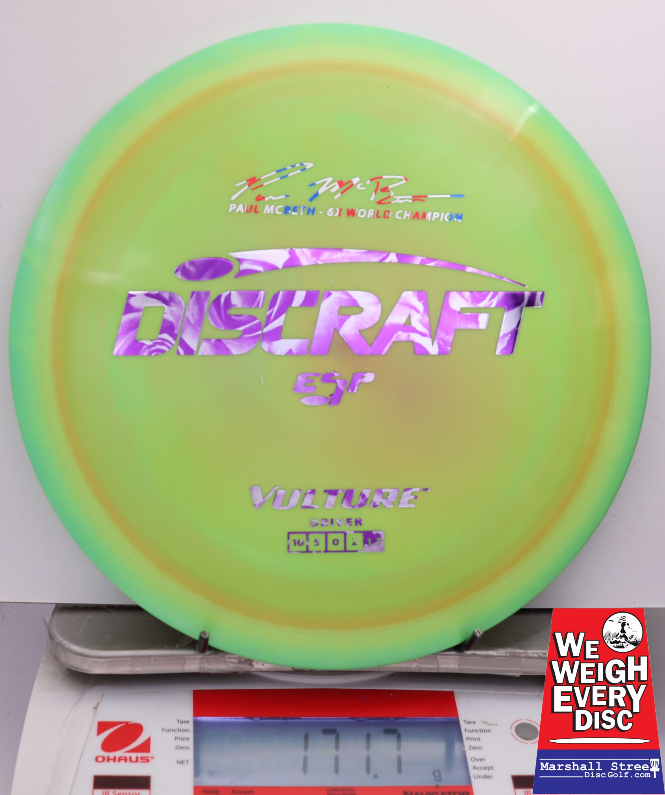 470578 ESP Vulture, Paul McBeth 6X - #679 GreenOrange, 172