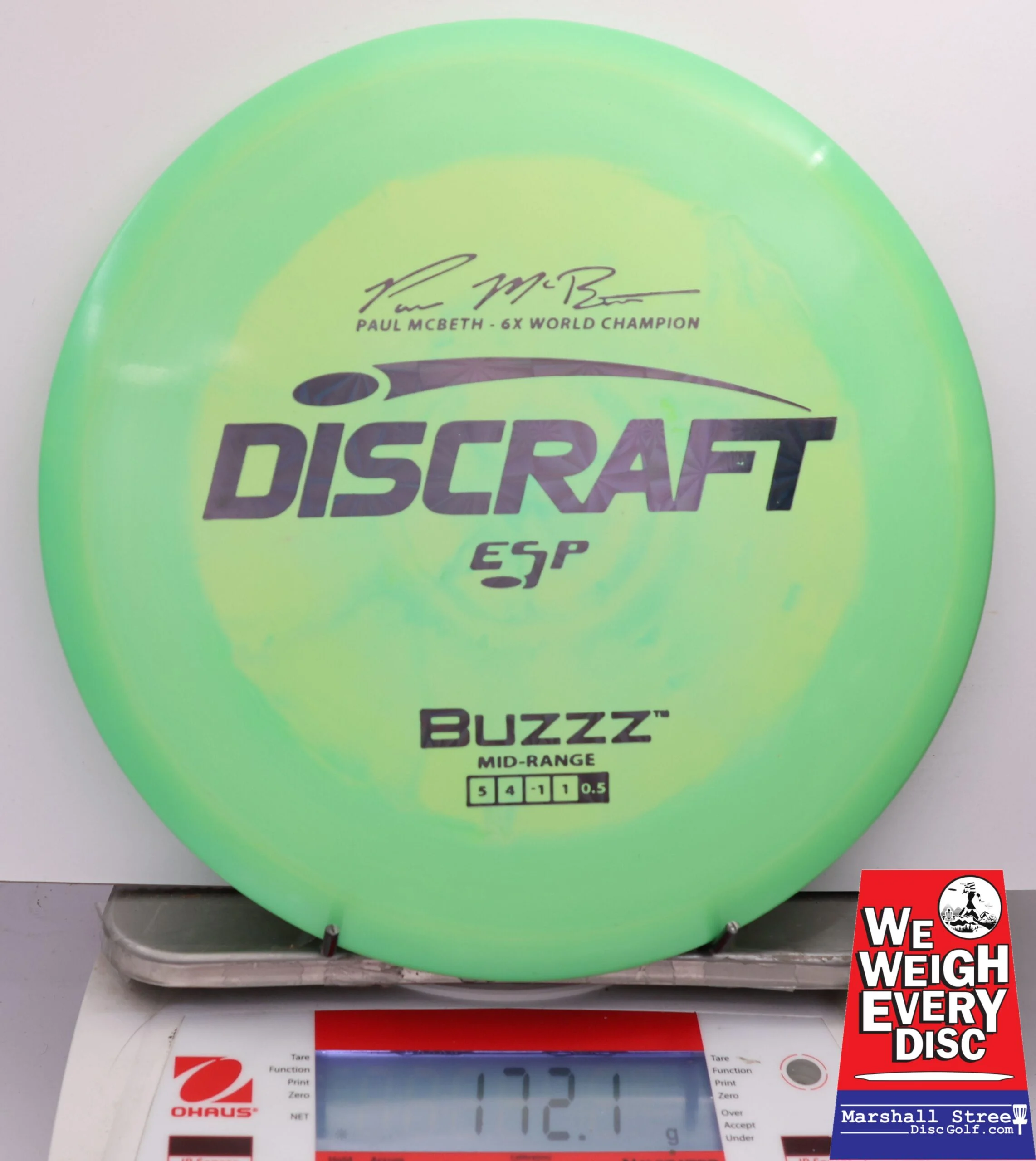 470708 ESP Buzzz, Paul McBeth 6X - #672 Green, 172