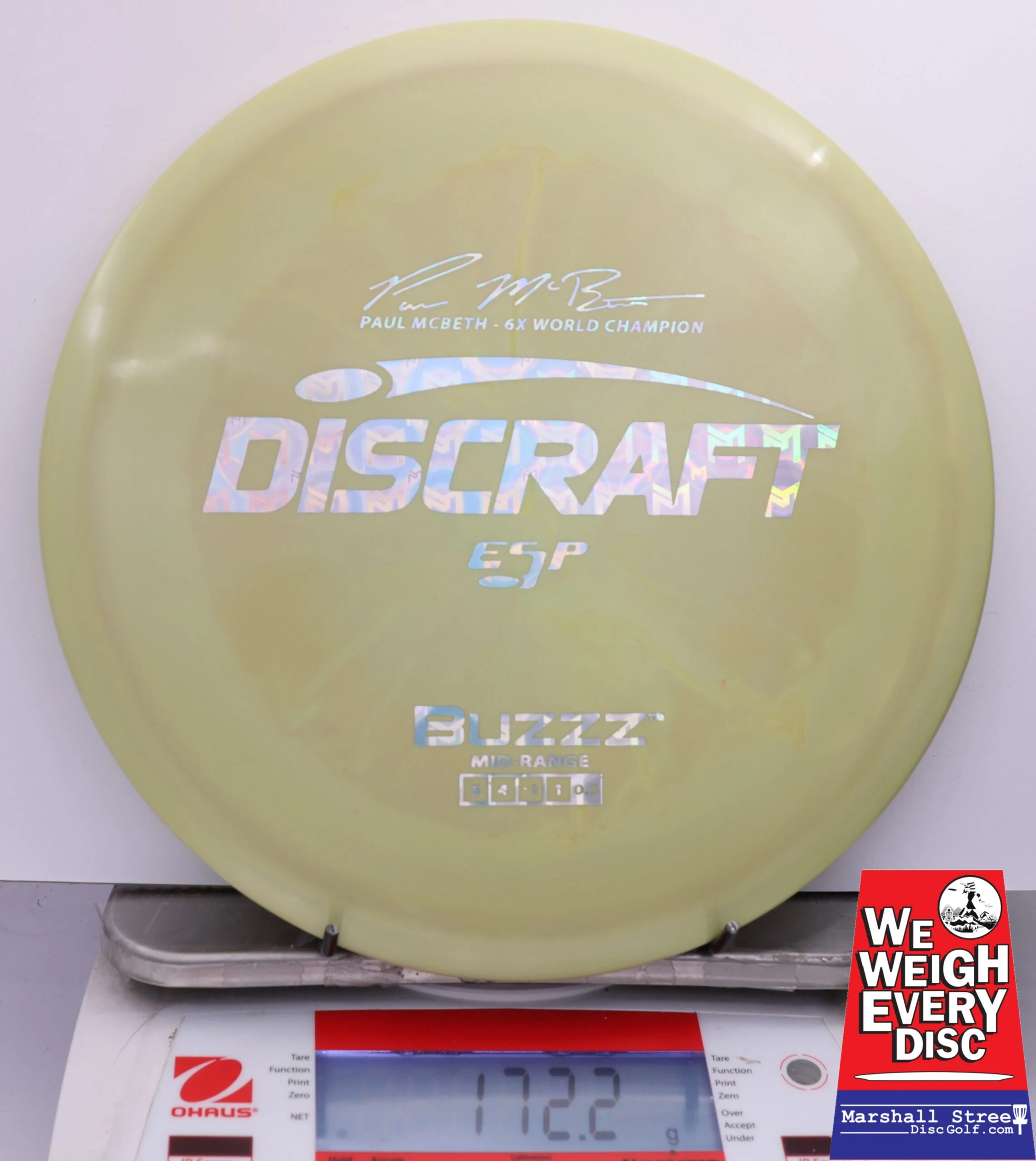 470798 ESP Buzzz, Paul McBeth 6X - #690 Swampy Green, 172