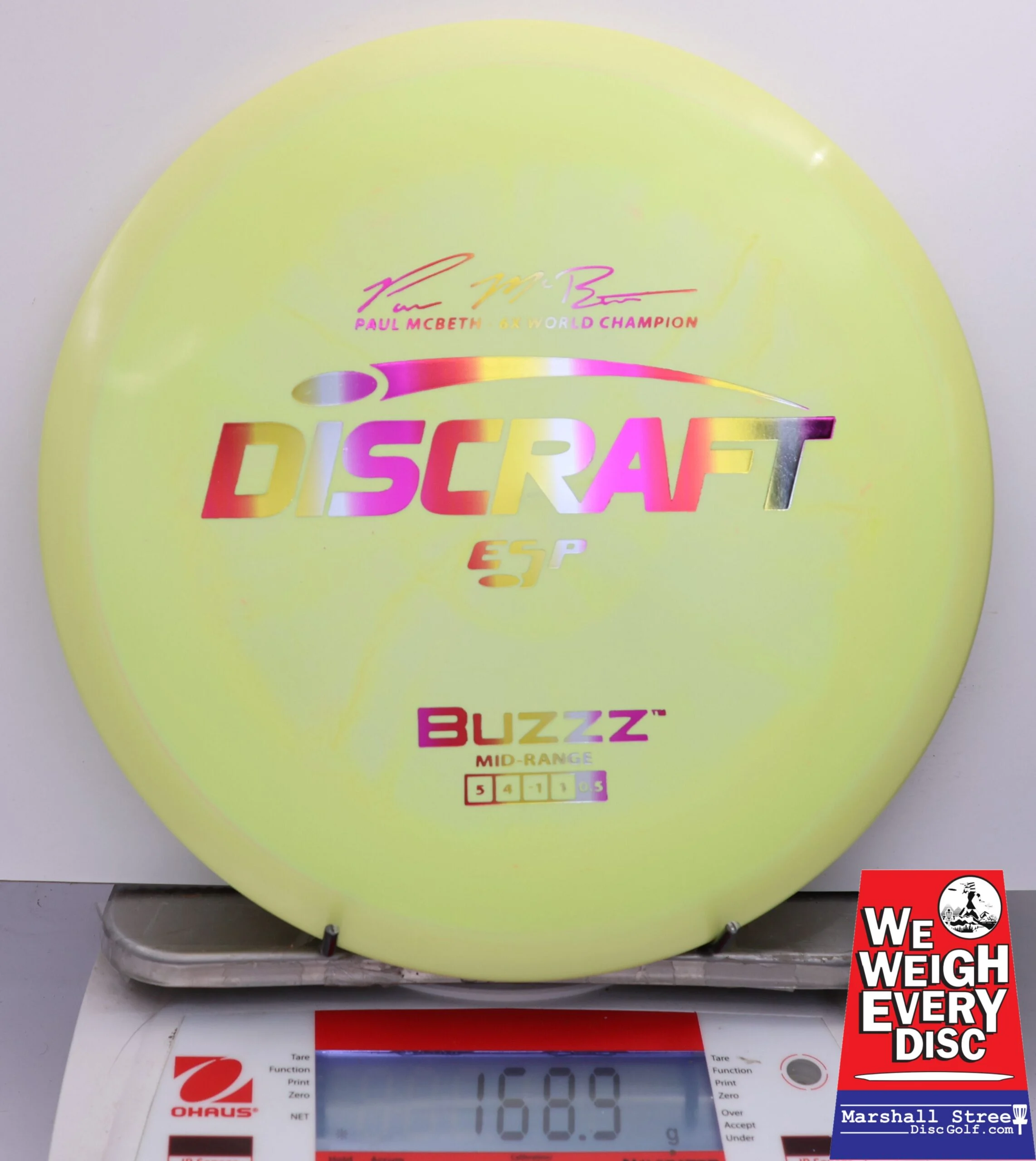 470824 ESP Buzzz, Paul McBeth 6X - #692 Yellow, 169