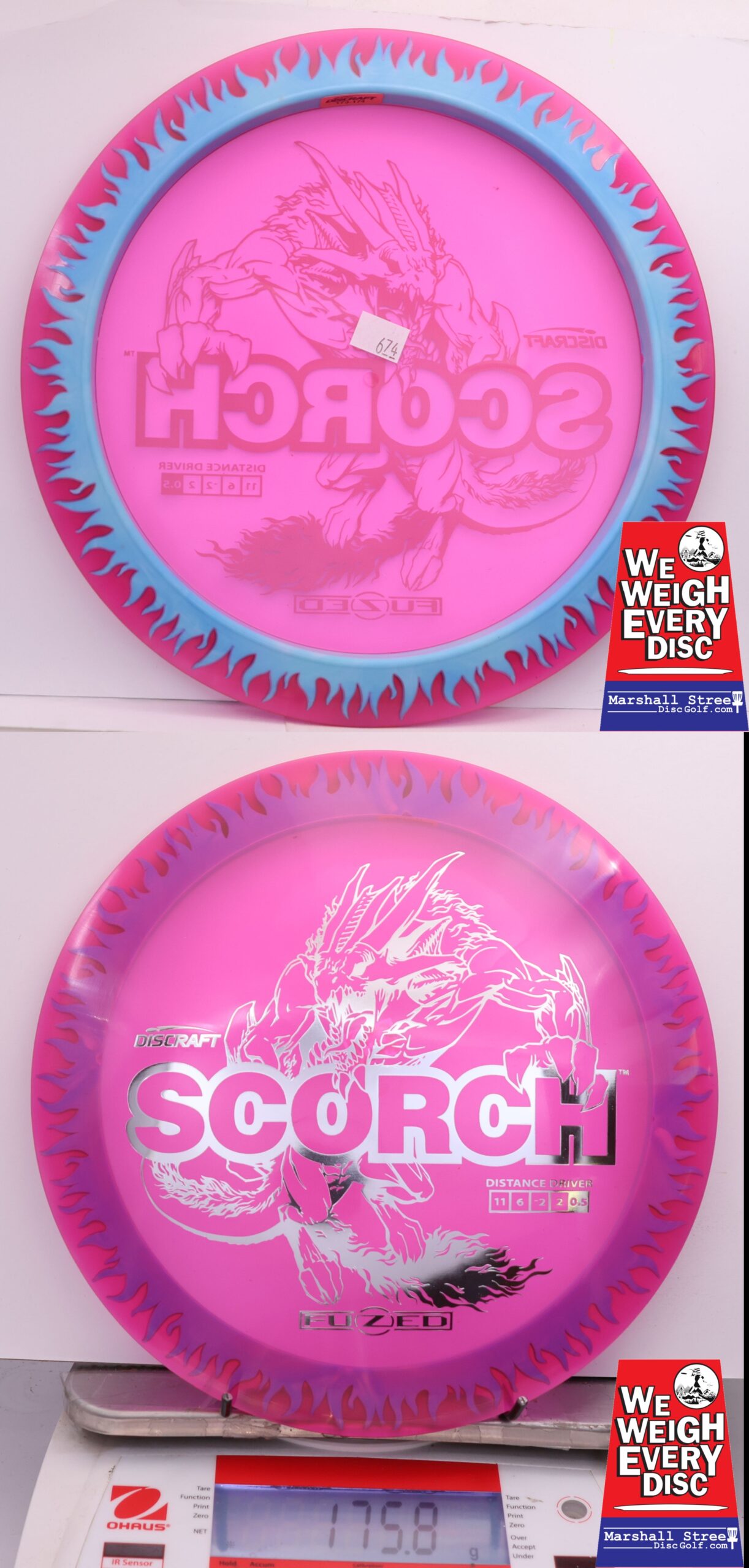 473284 FuZed Line Scorch - Flame - #674 Pink-Blue, 176