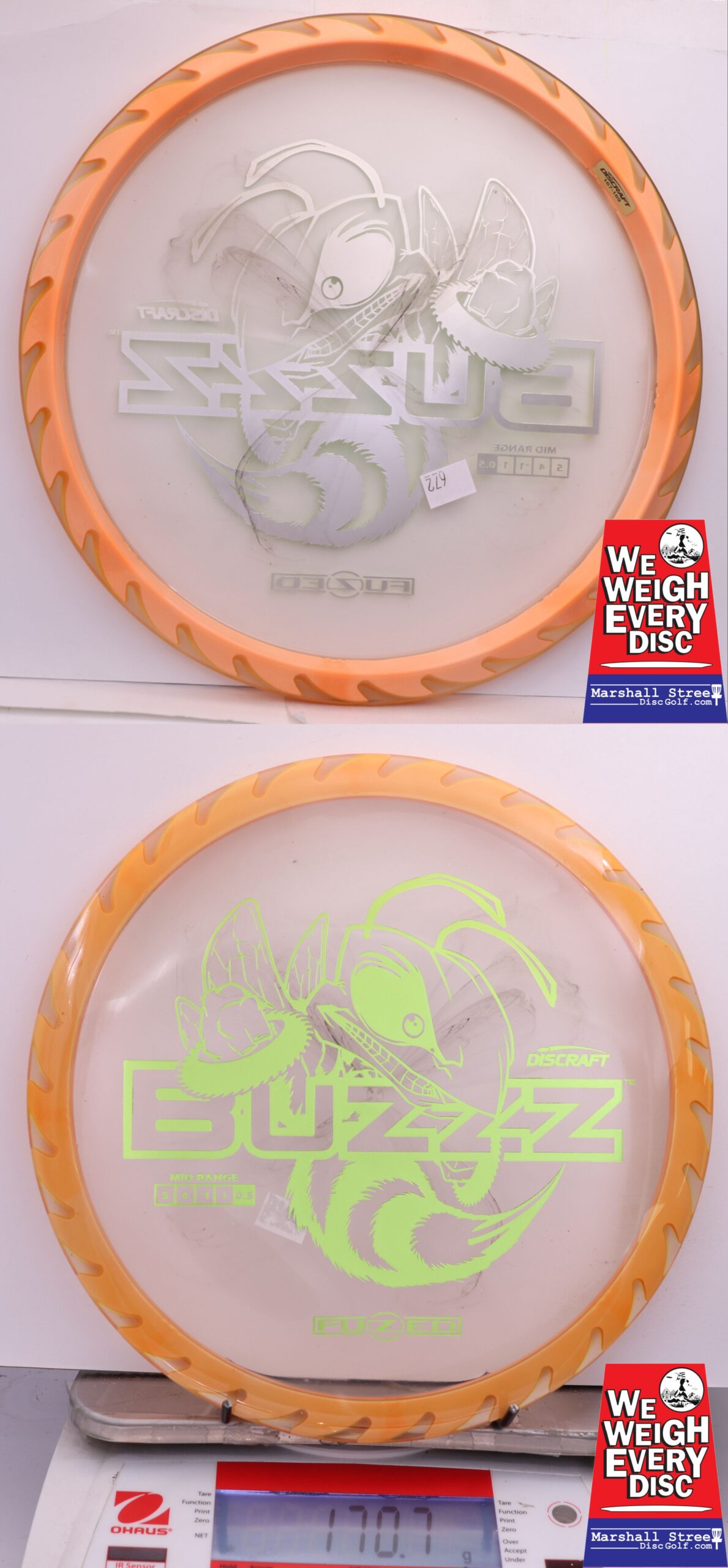 473436 FuZed Line Buzzz - Buzzzsaw - #672 Clear-Orange, 171