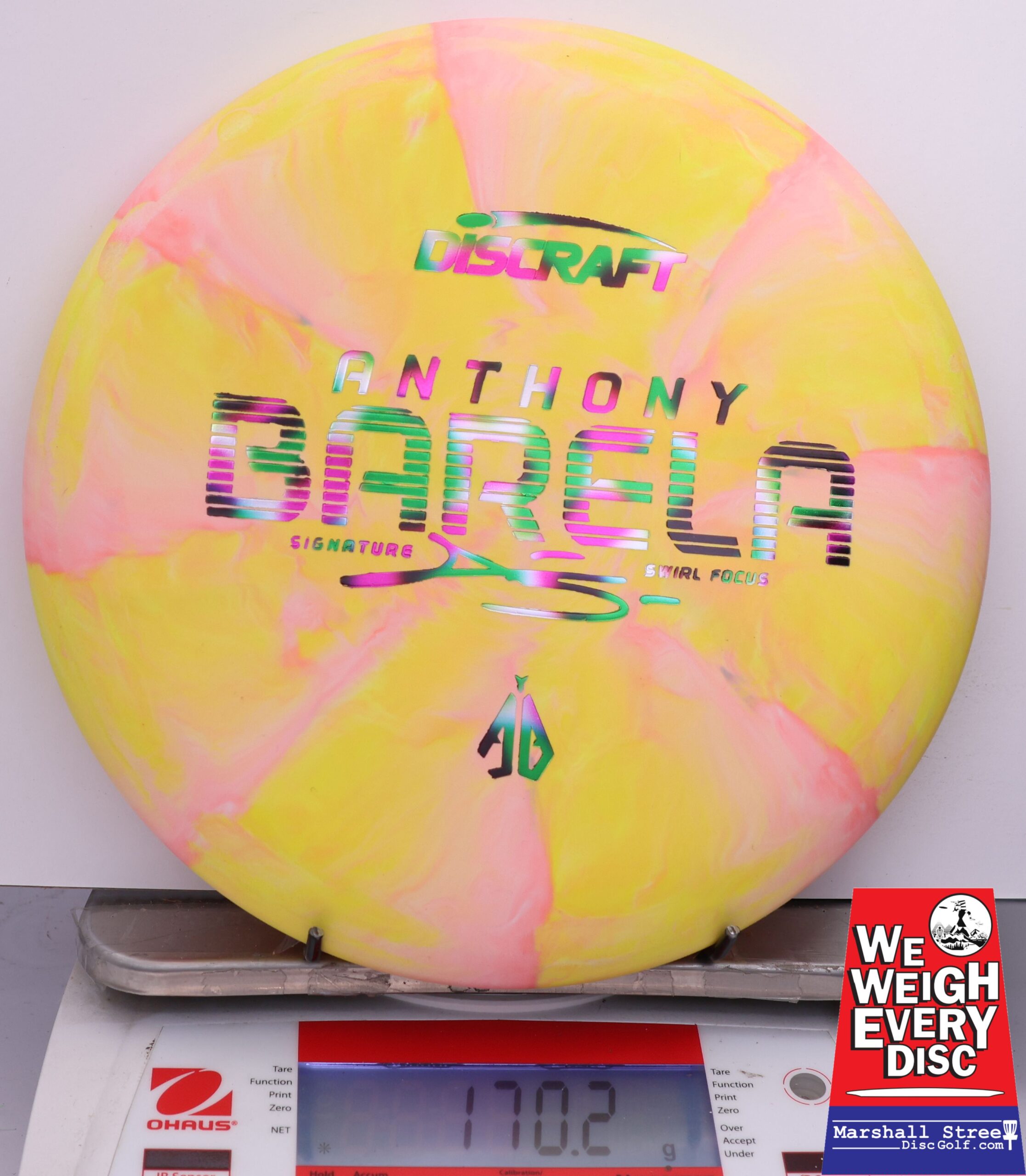 474026 Crazy Tuff Swirl Focus, Anthony Barela - #222 YellowPink, 170