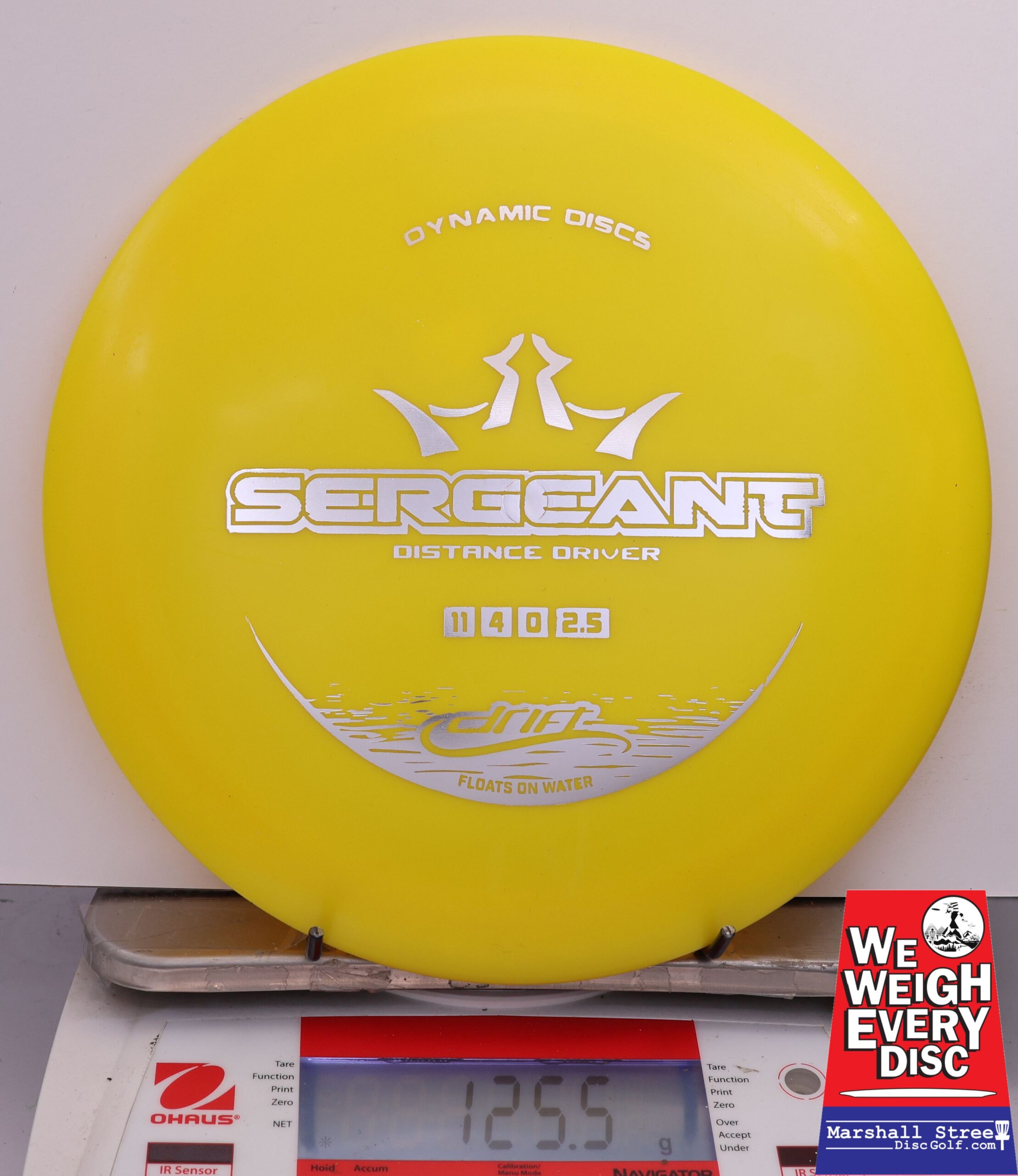 476154 Drift Sergeant - #04 Yellow, 126