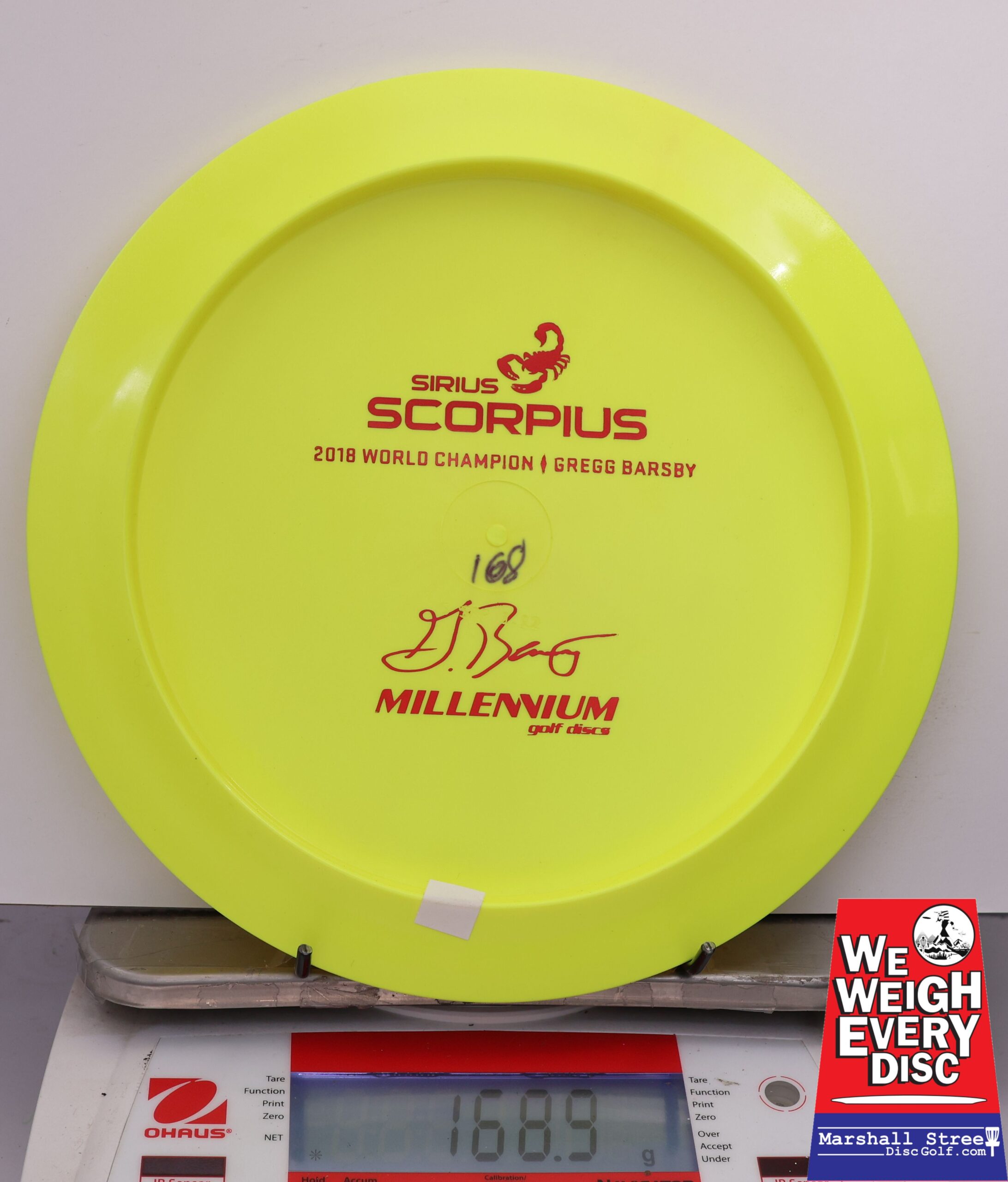 476481 Sirius Scorpius, Gregg Barsby Bottom Stamp - #250 Yellow, 169