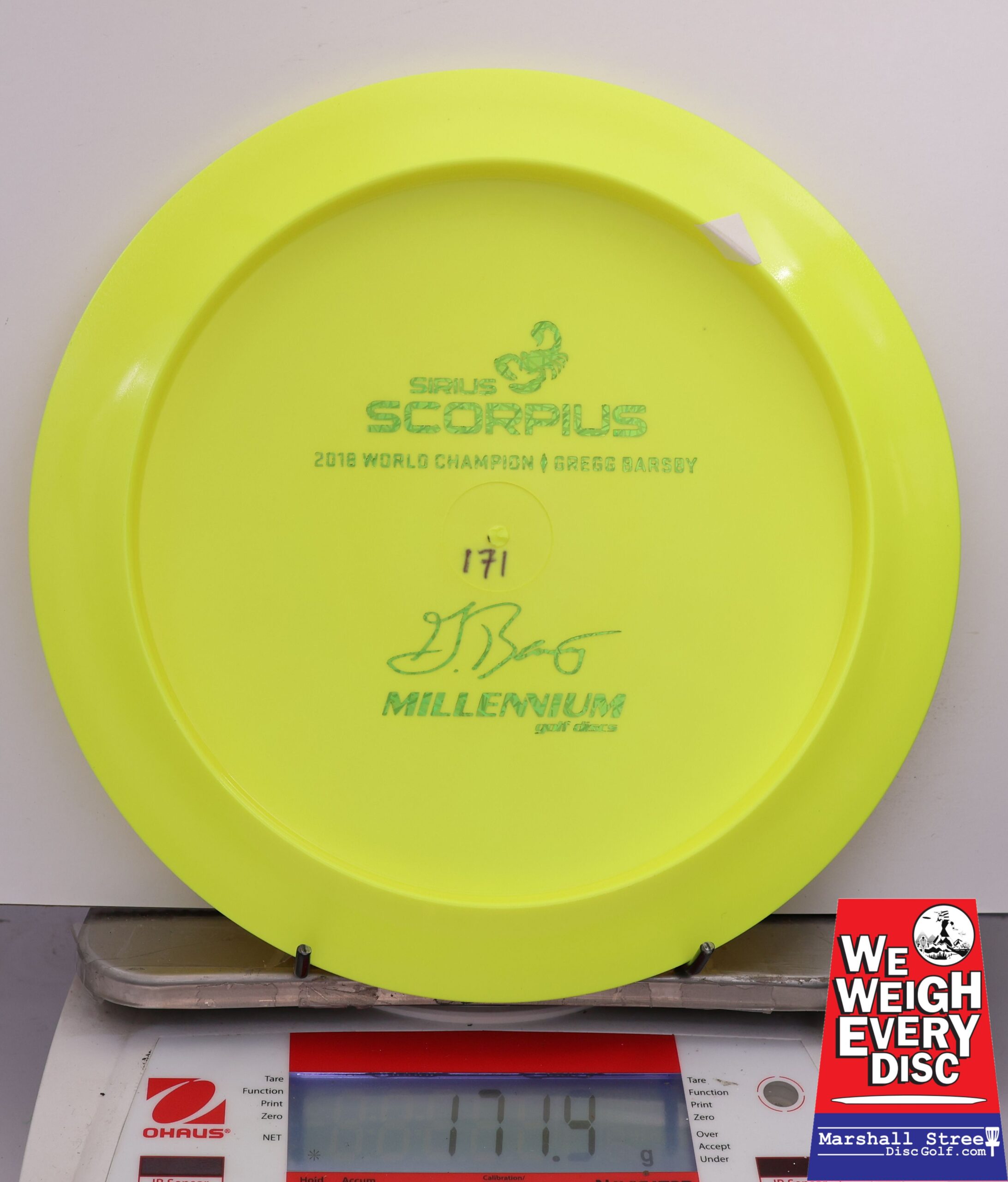 476483 Sirius Scorpius, Gregg Barsby Bottom Stamp - #252 Yellow, 171