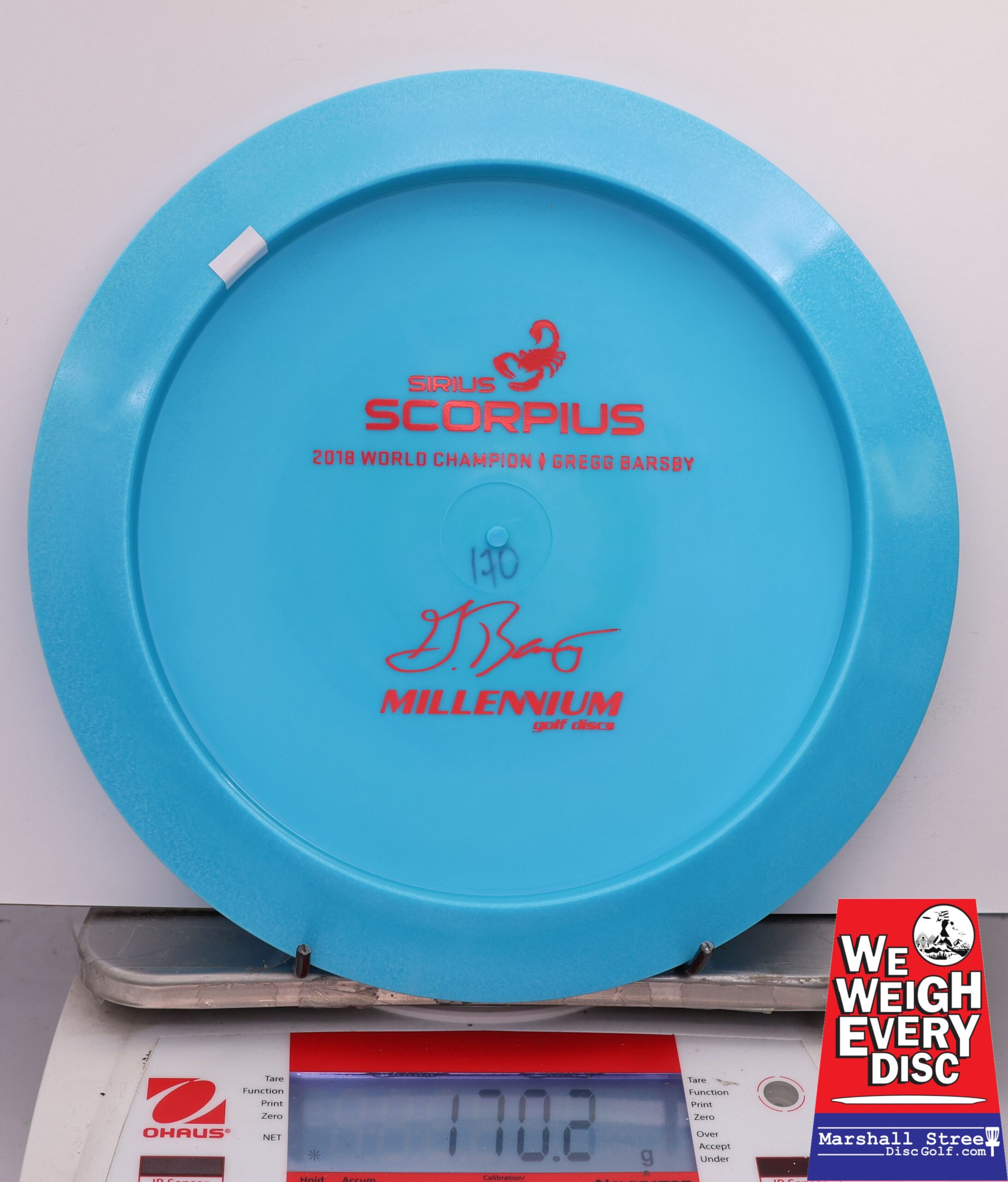 476496 Sirius Scorpius, Gregg Barsby Bottom Stamp - #255 Blue, 170