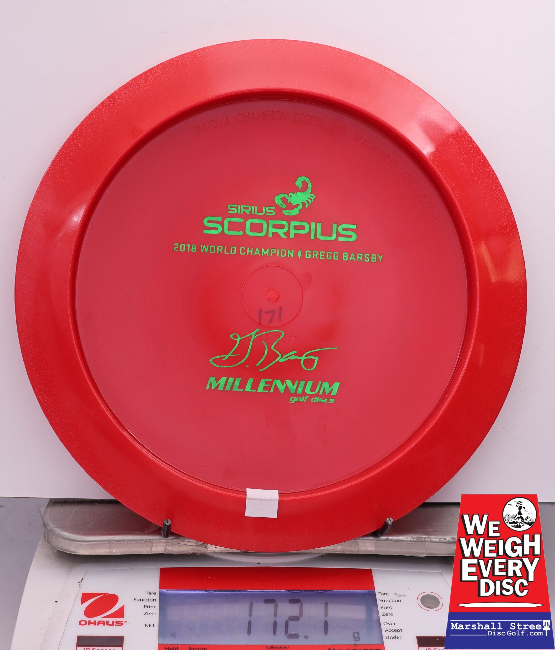 476499 Sirius Scorpius, Gregg Barsby Bottom Stamp - #258 Red, 172