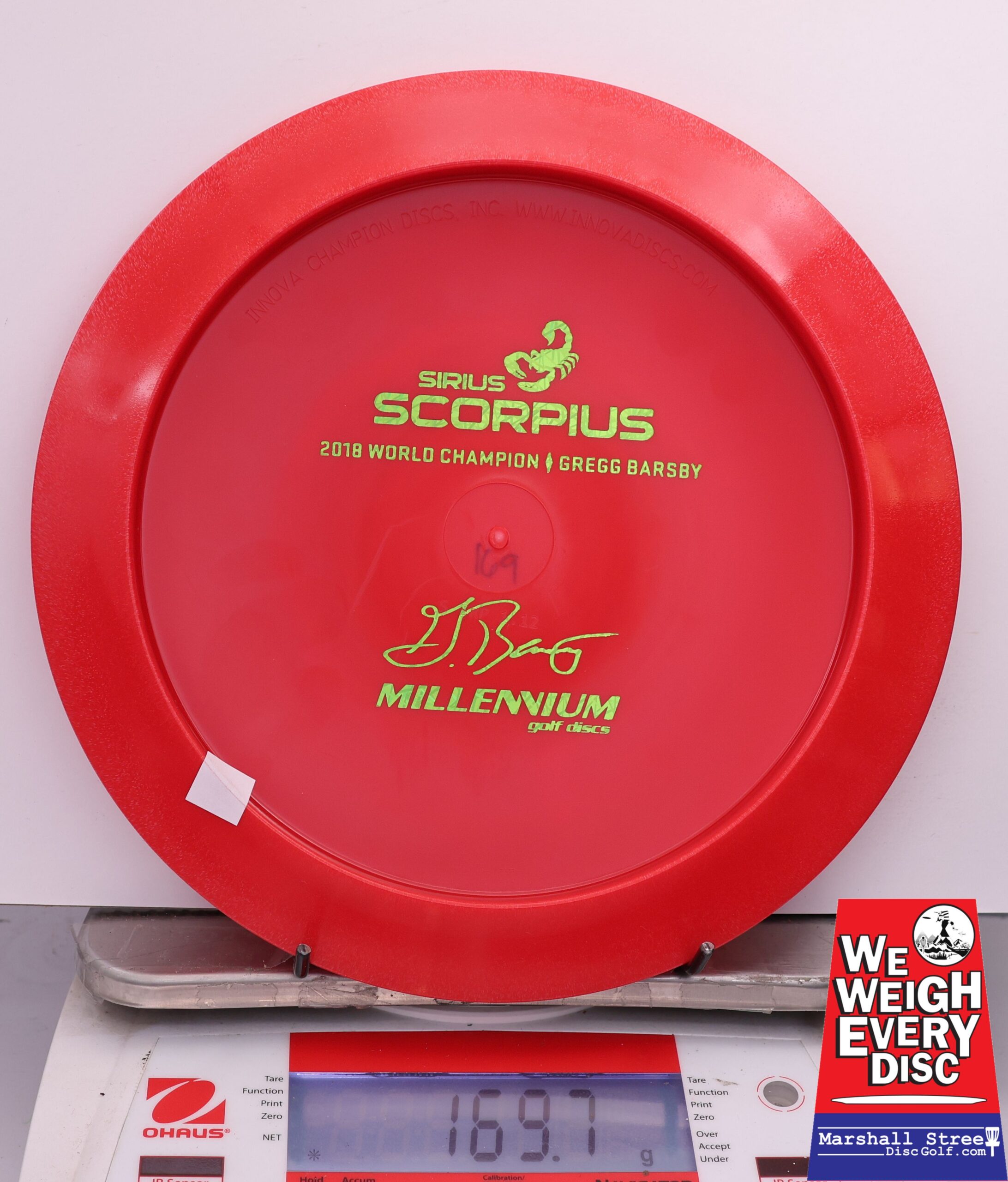 476500 Sirius Scorpius, Gregg Barsby Bottom Stamp - #259 Red, 170