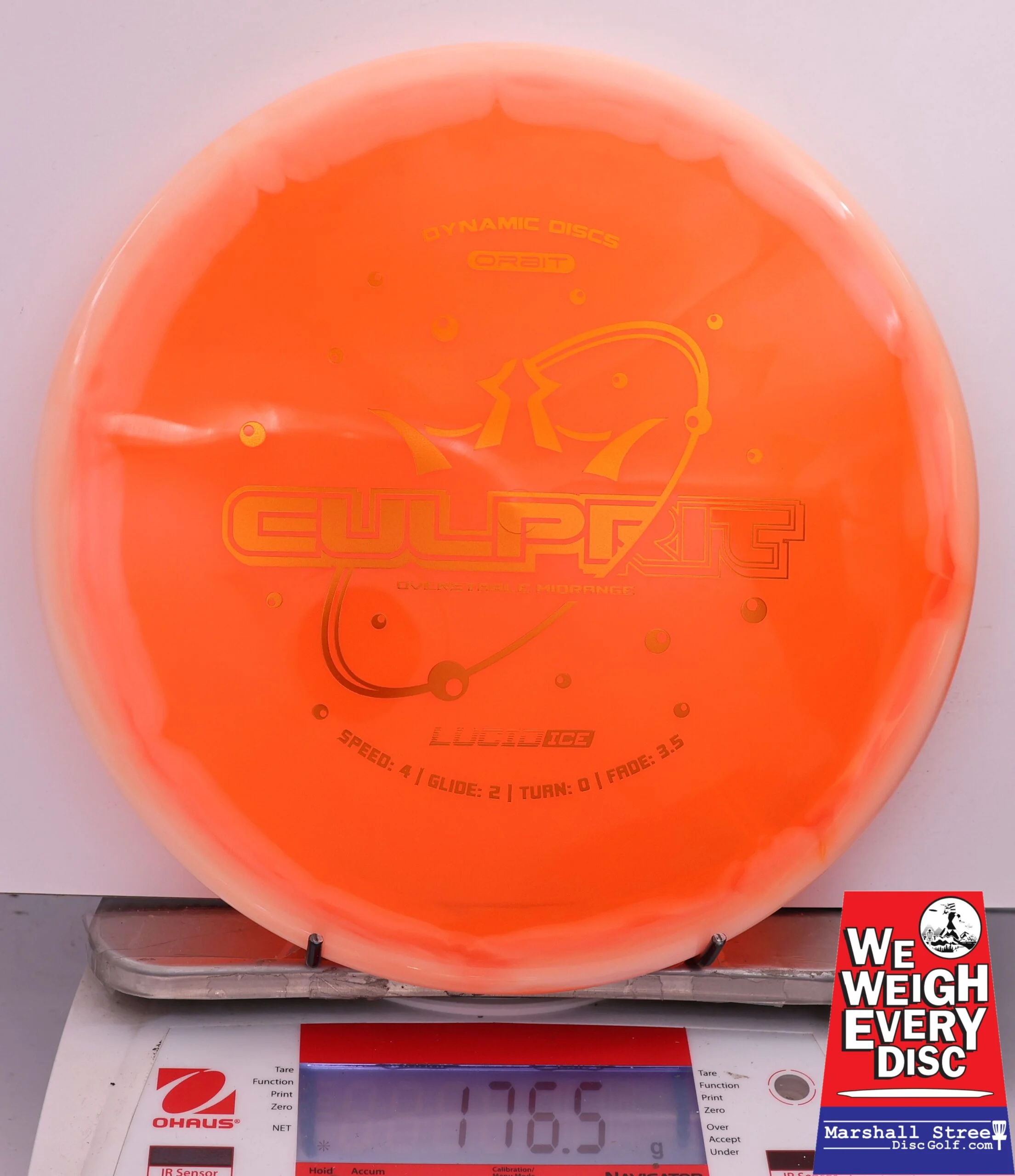 478273 Lucid Ice Orbit Culprit - #786 White-Orange, 177
