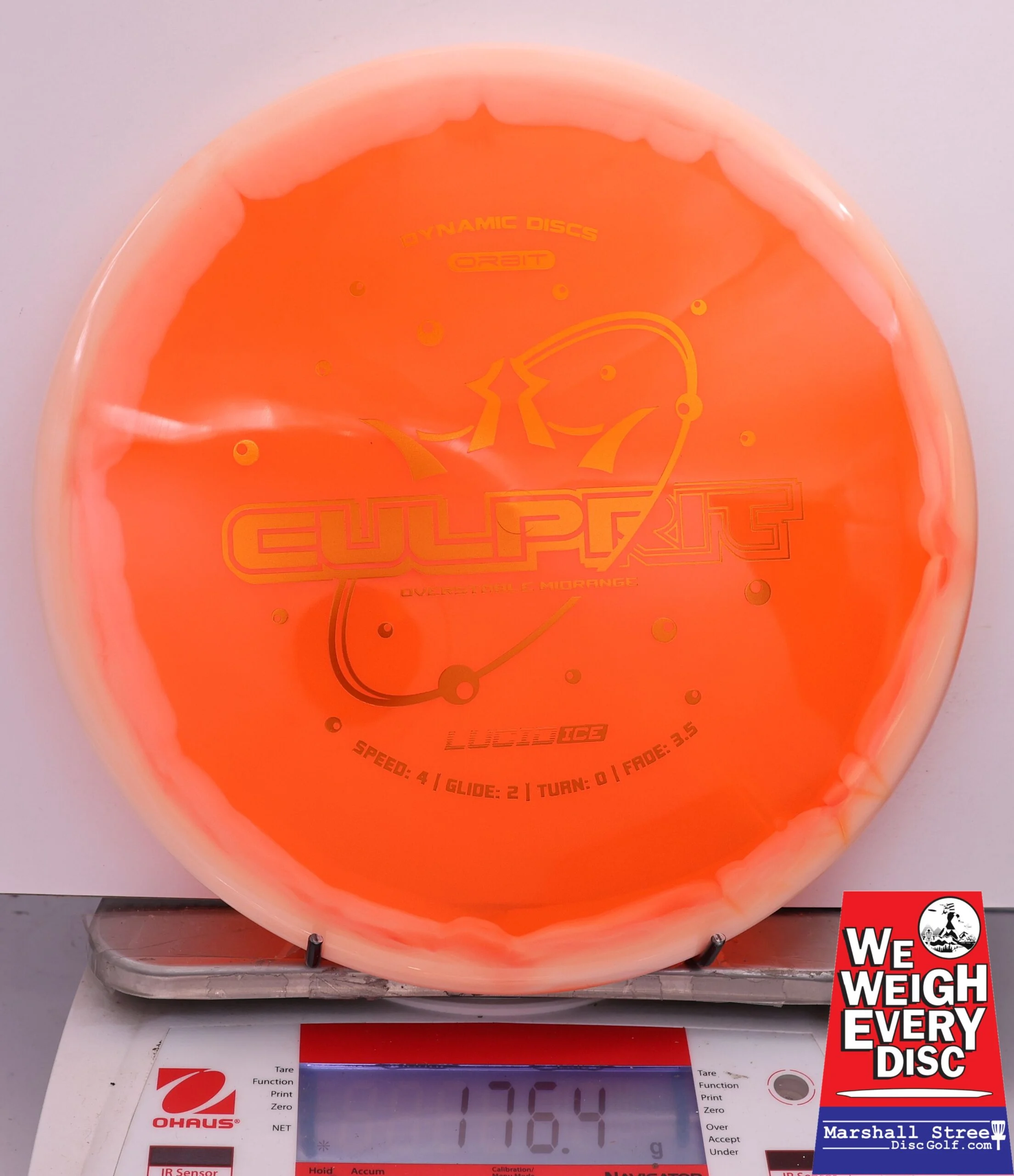 478274 Lucid Ice Orbit Culprit - #787 White-Orange, 176