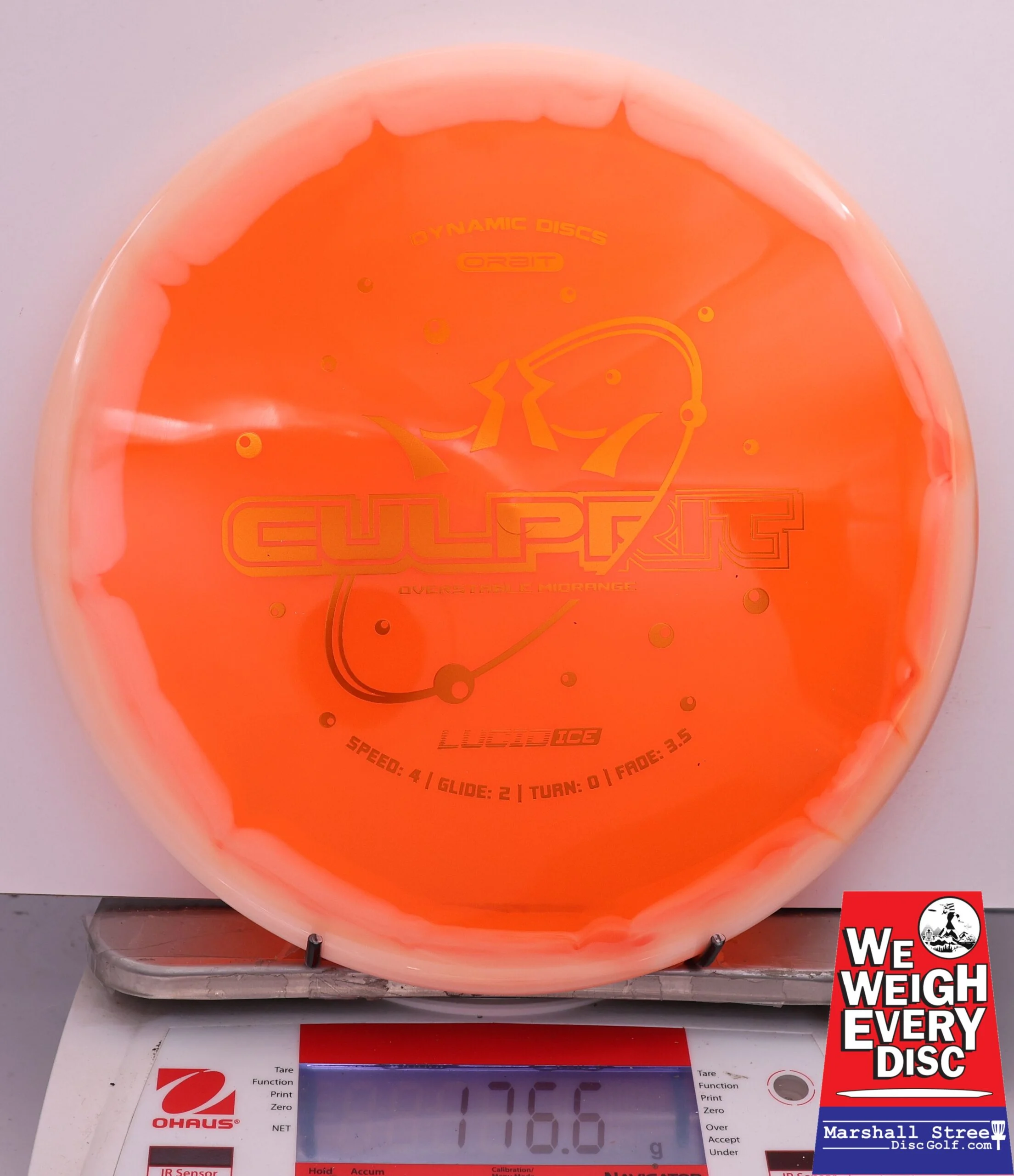 478275 Lucid Ice Orbit Culprit - #788 White-Orange, 177