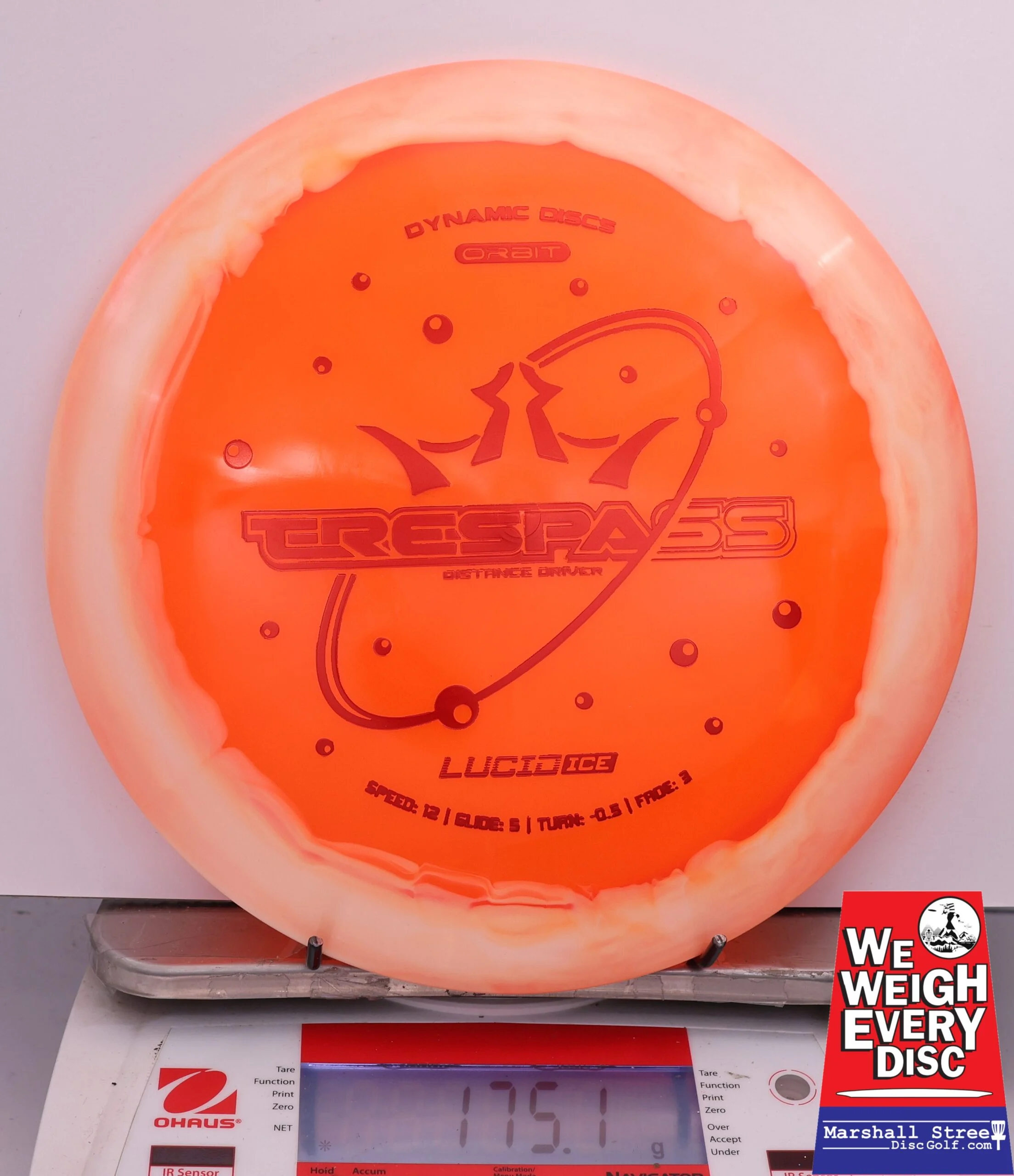 478289 Lucid Ice Orbit Trespass - #789 White-Orange, 175