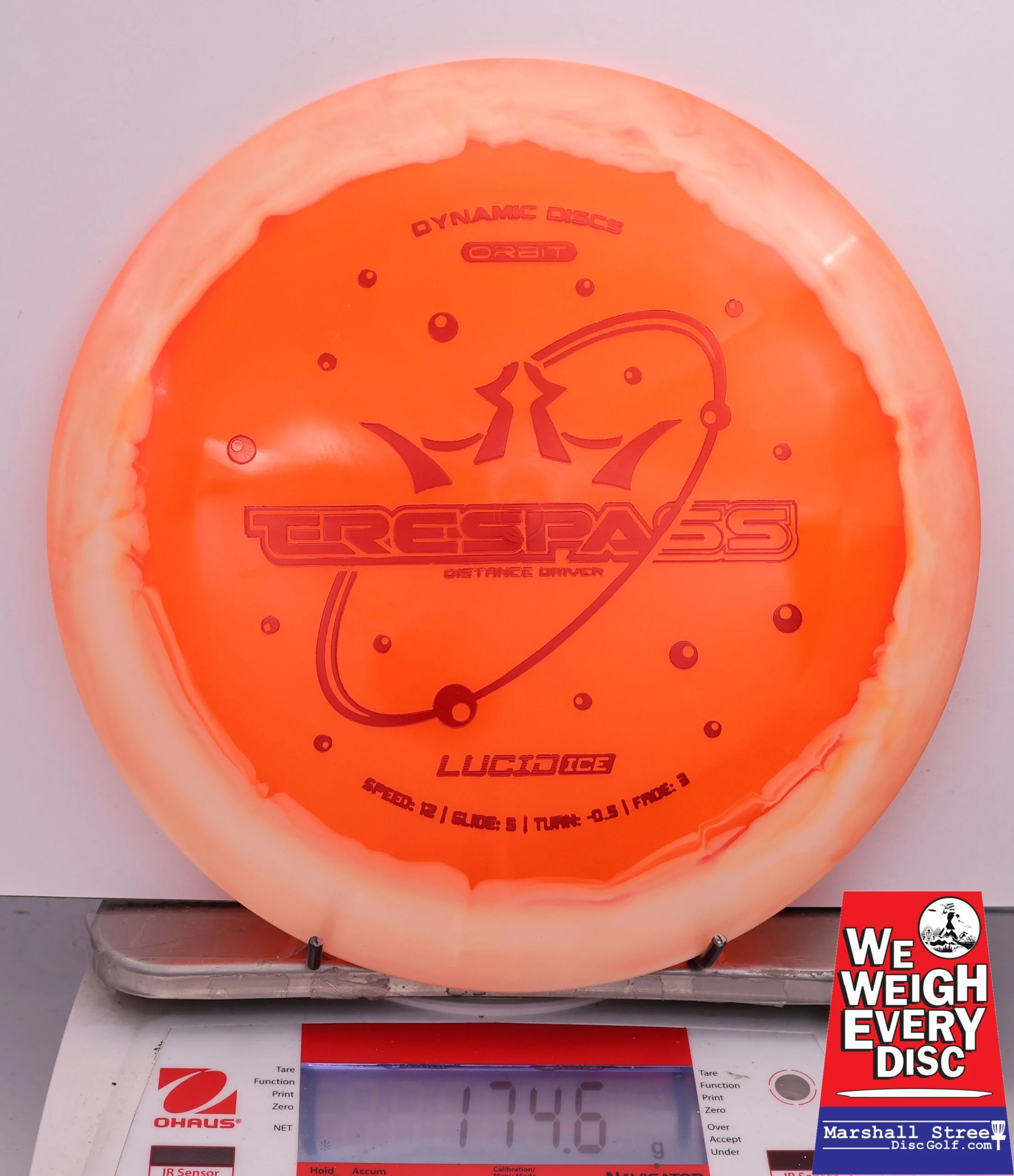 478293 Lucid Ice Orbit Trespass - #790 White-Orange, 175