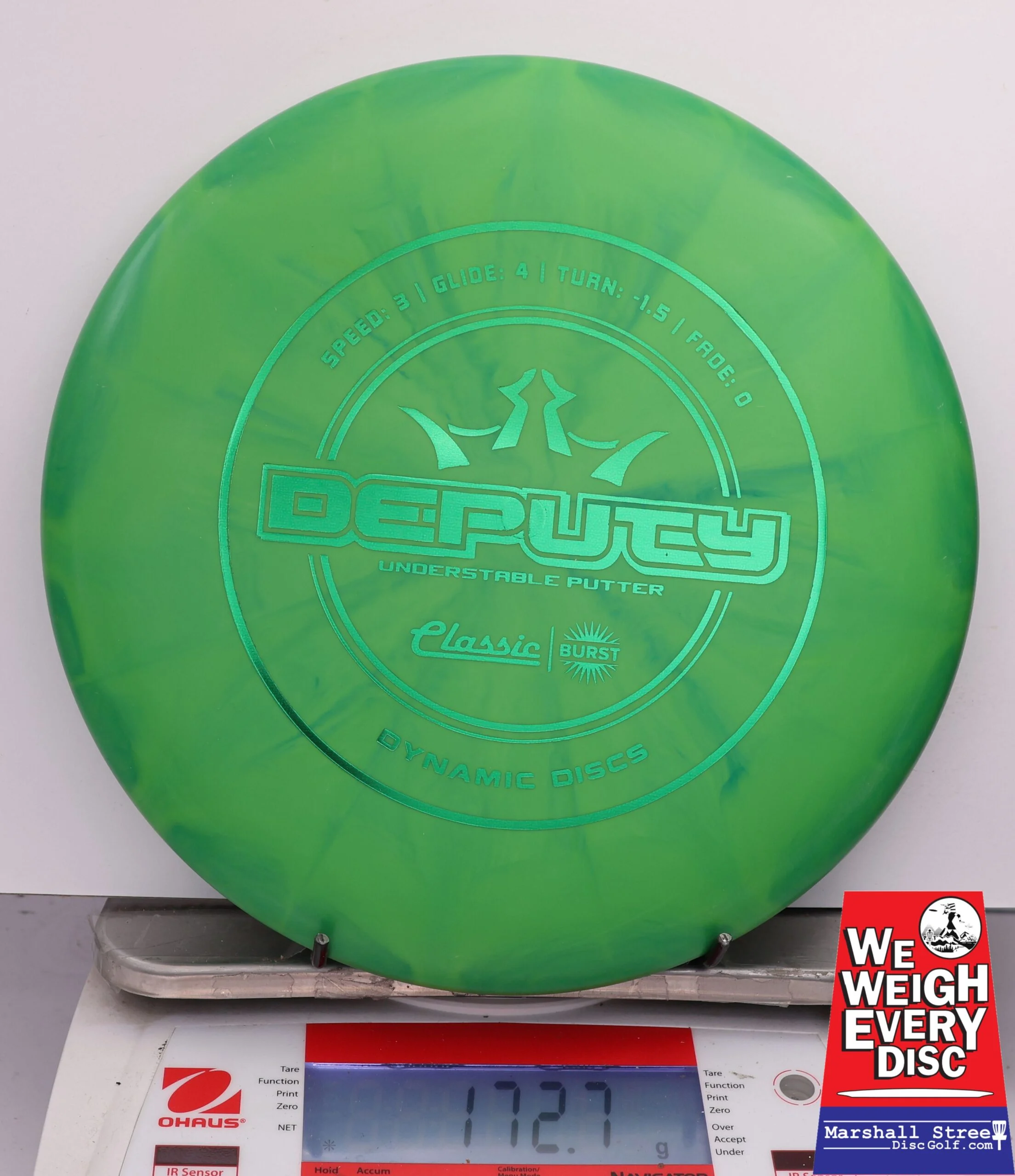 478462 Classic Burst Deputy - #791 Green, 173