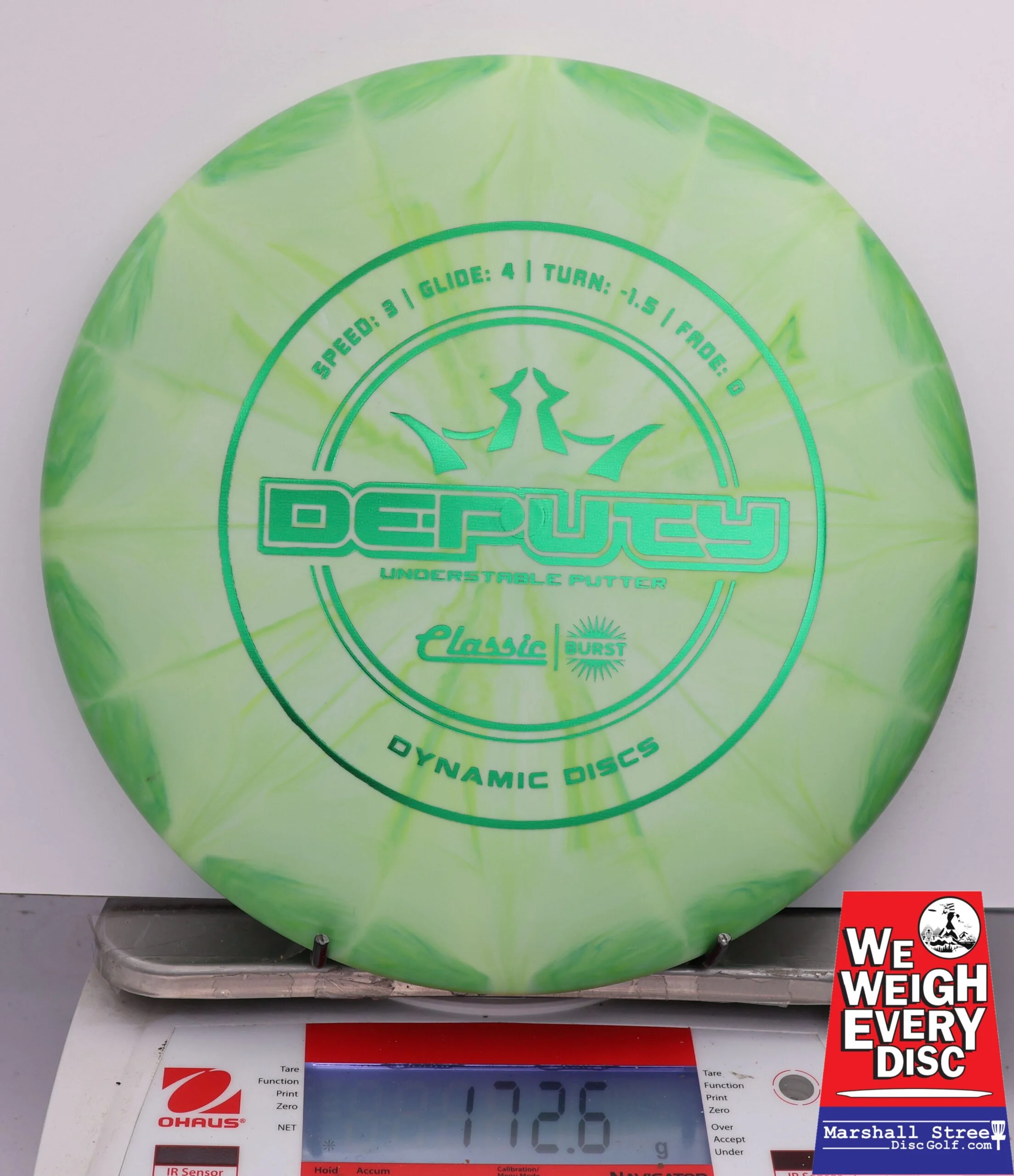 478464 Classic Burst Deputy - #793 Green, 173
