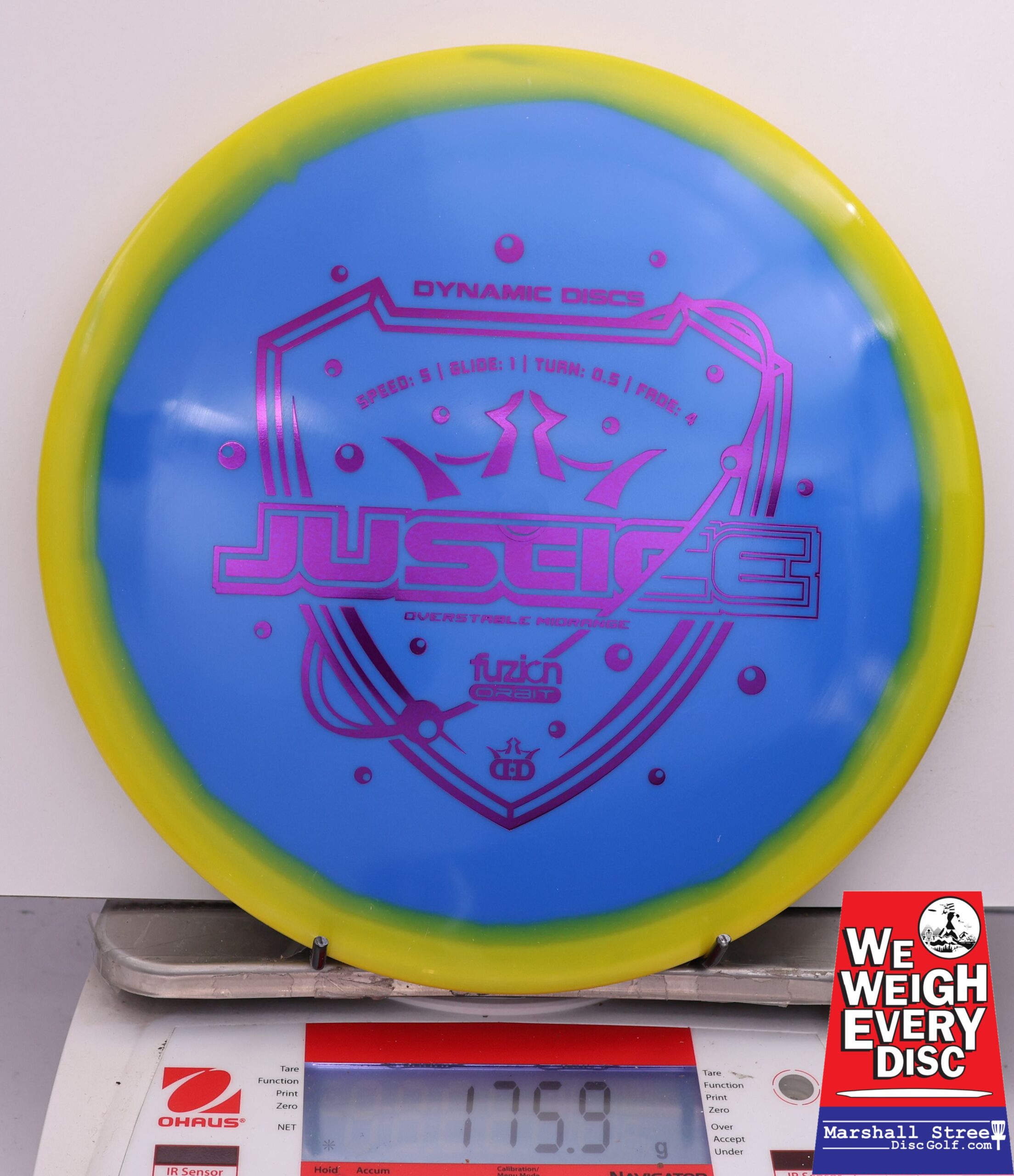 478613 Fuzion Orbit Justice - #785 Yellow-Blue, 176