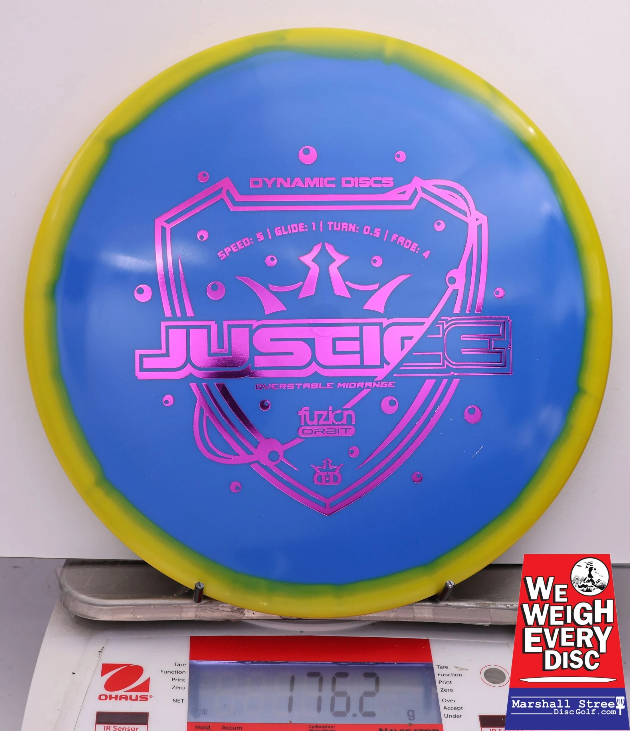 478614 Fuzion Orbit Justice - #786 Yellow-Blue, 176