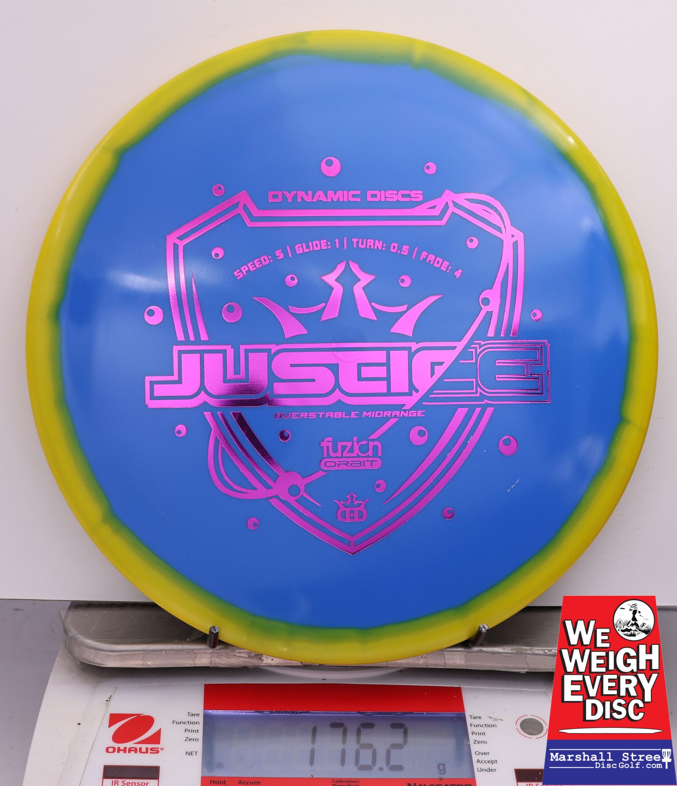 478614 Fuzion Orbit Justice - #786 Yellow-Blue, 176