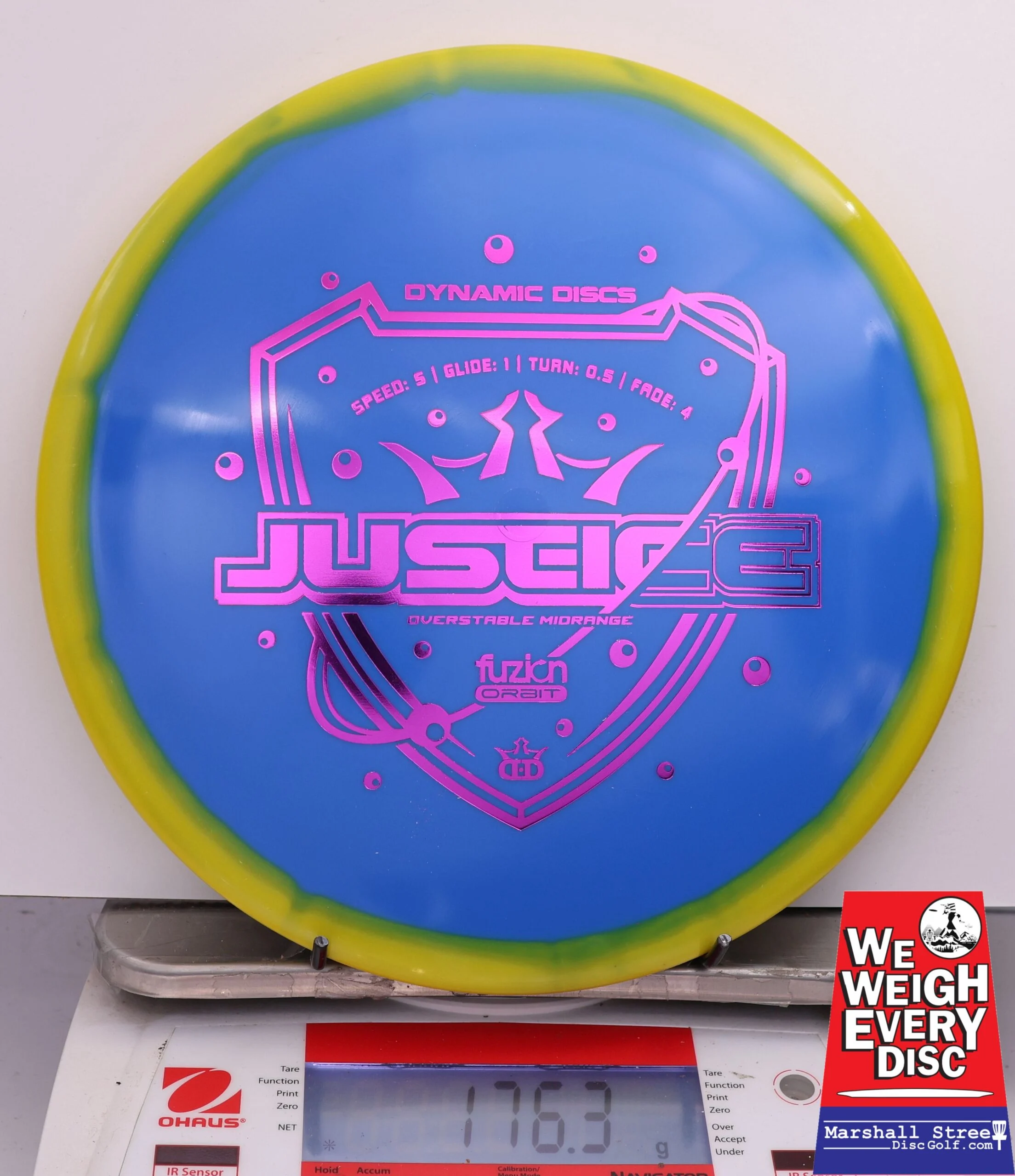 478629 Fuzion Orbit Justice - #791 Yellow-Blue, 176