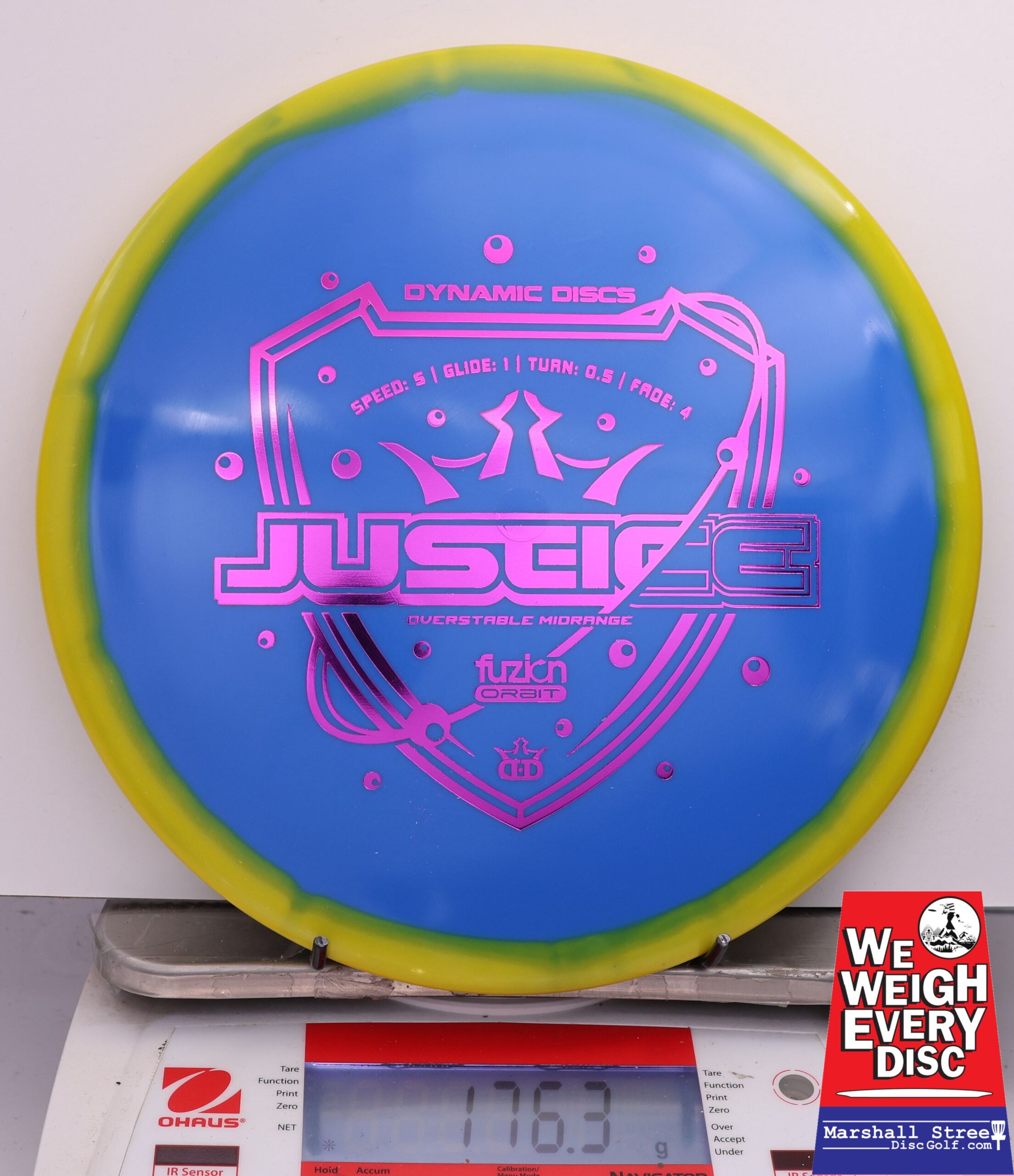 478629 Fuzion Orbit Justice - #791 Yellow-Blue, 176