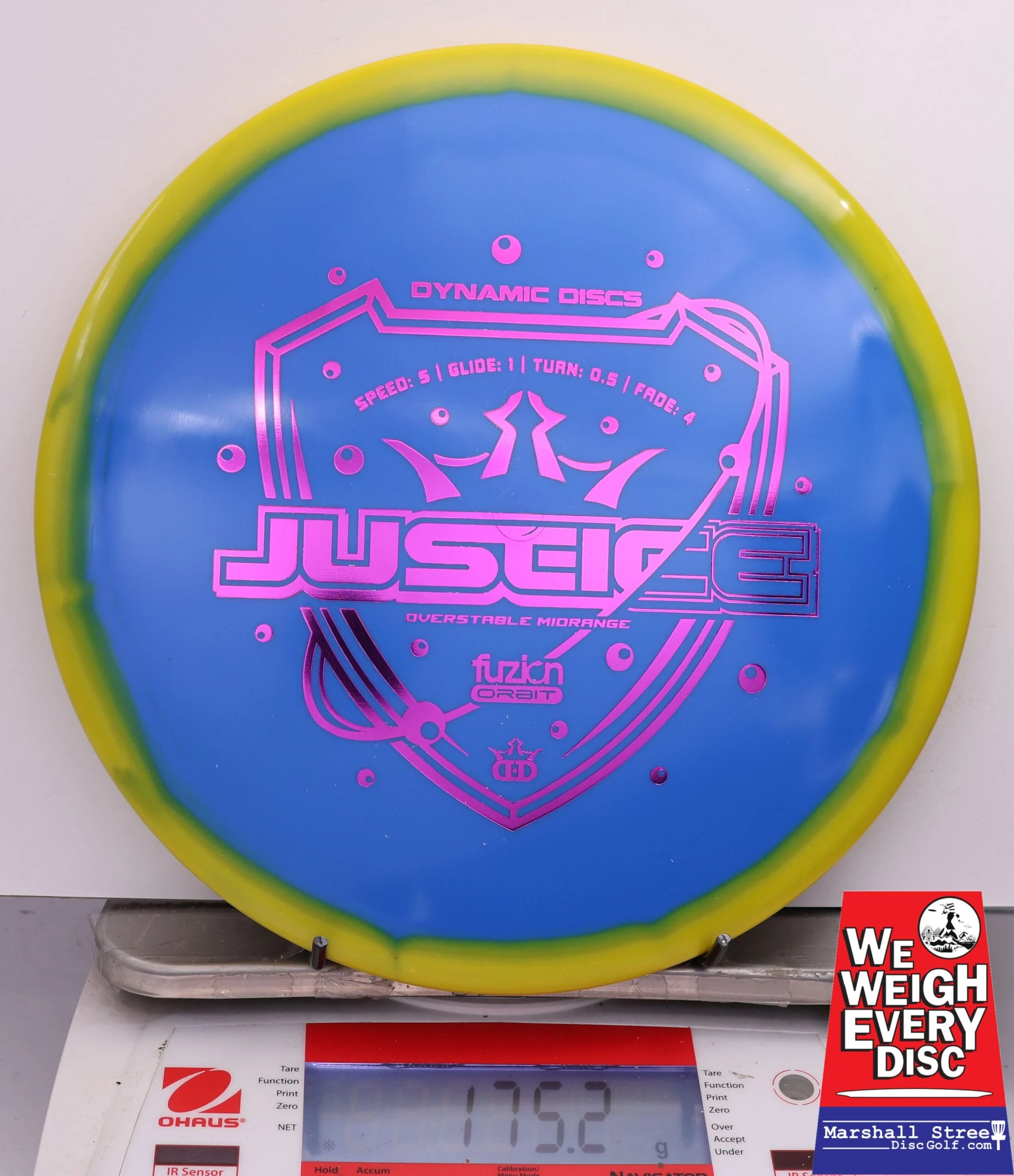 478630 Fuzion Orbit Justice - #792 Yellow-Blue, 175
