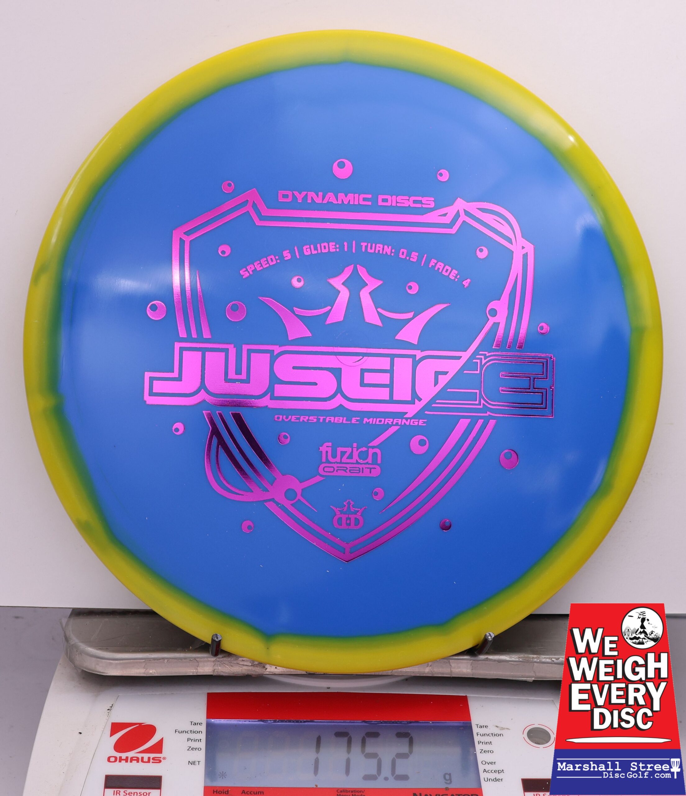 478630 Fuzion Orbit Justice - #792 Yellow-Blue, 175