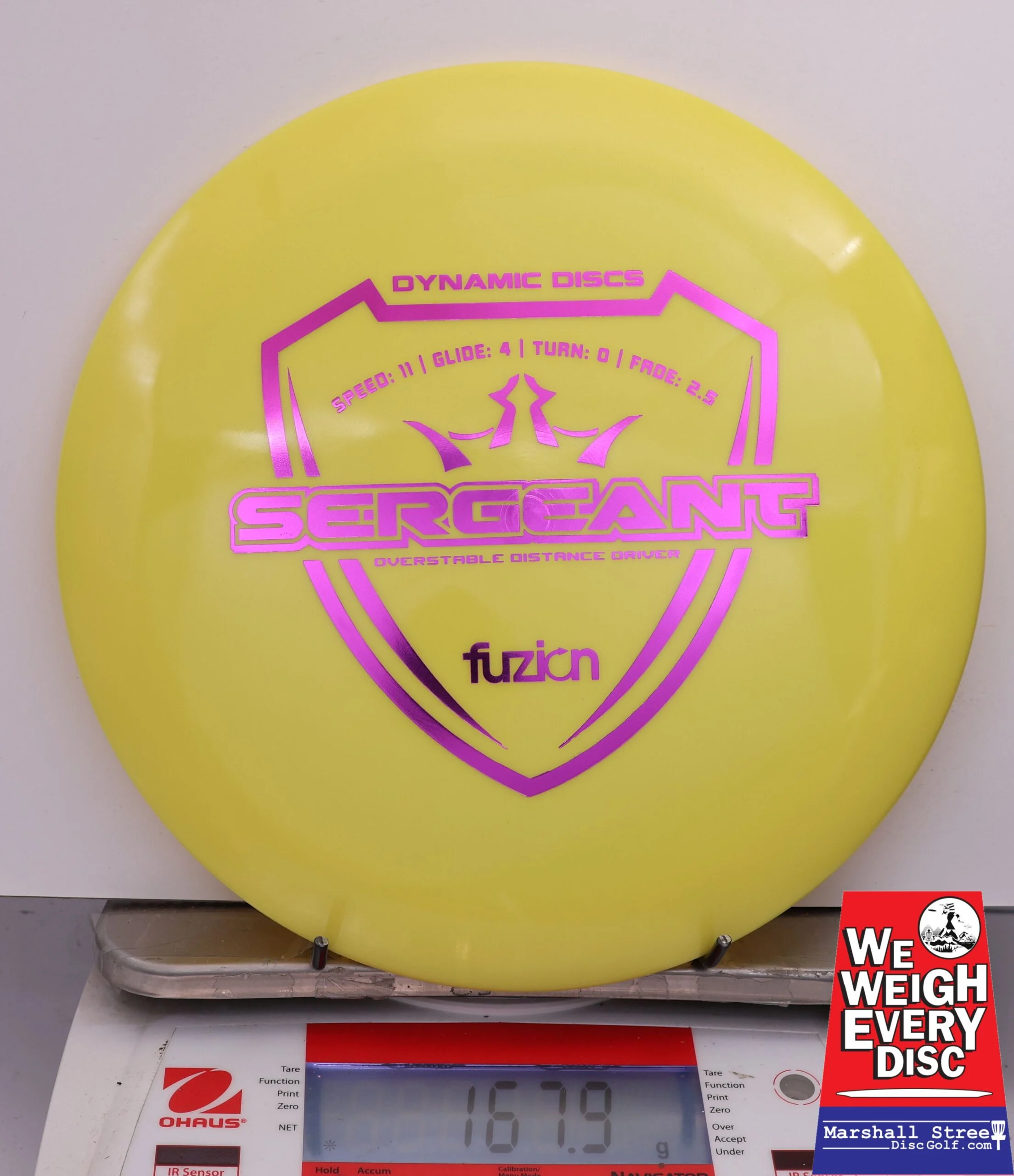 478694 Fuzion Sergeant - #789 Yellow, 168