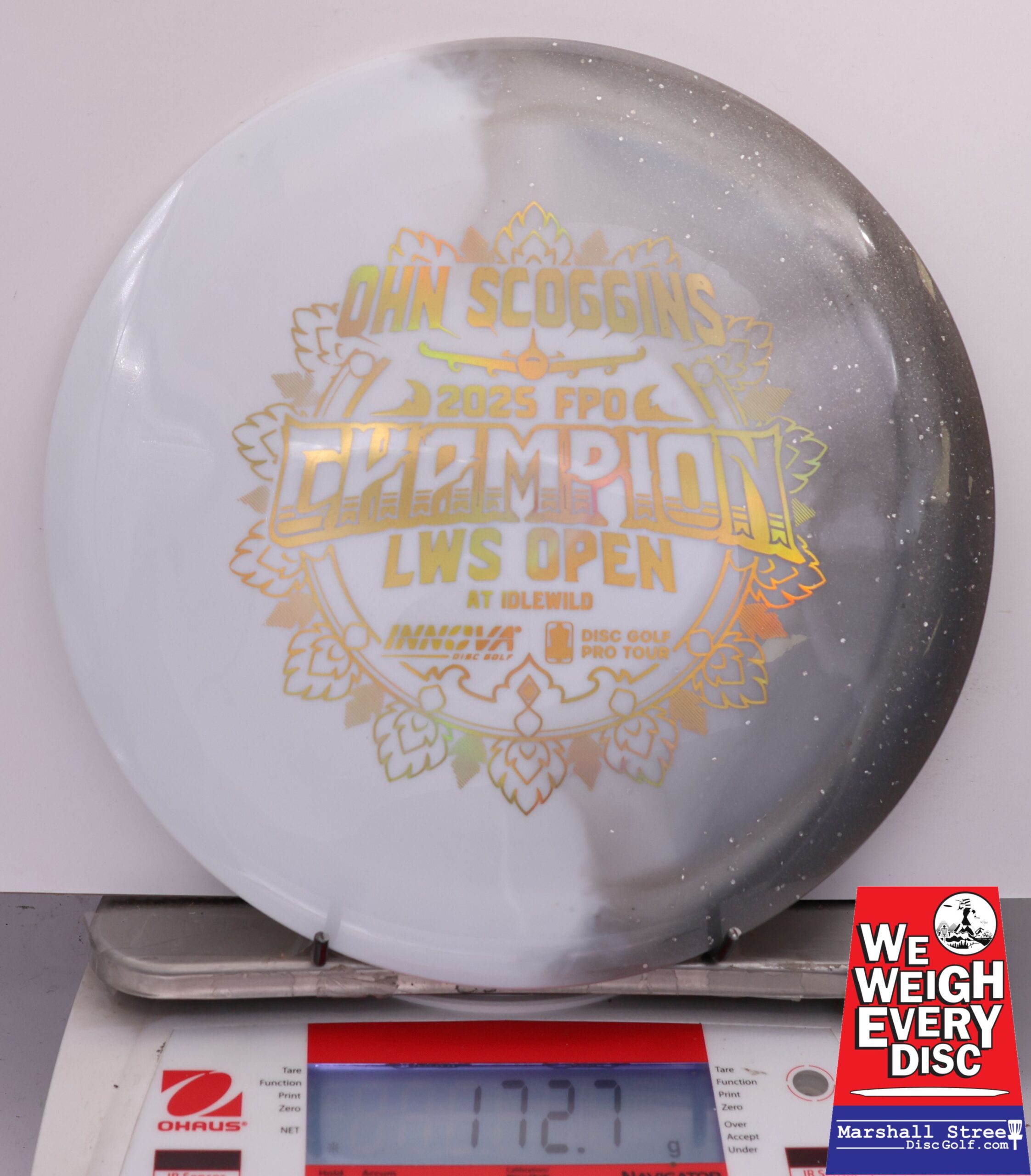 480593 Test Material Destroyer, Ohn Scoggins 2025 LWS Open Champion - #687 Black-White, 173