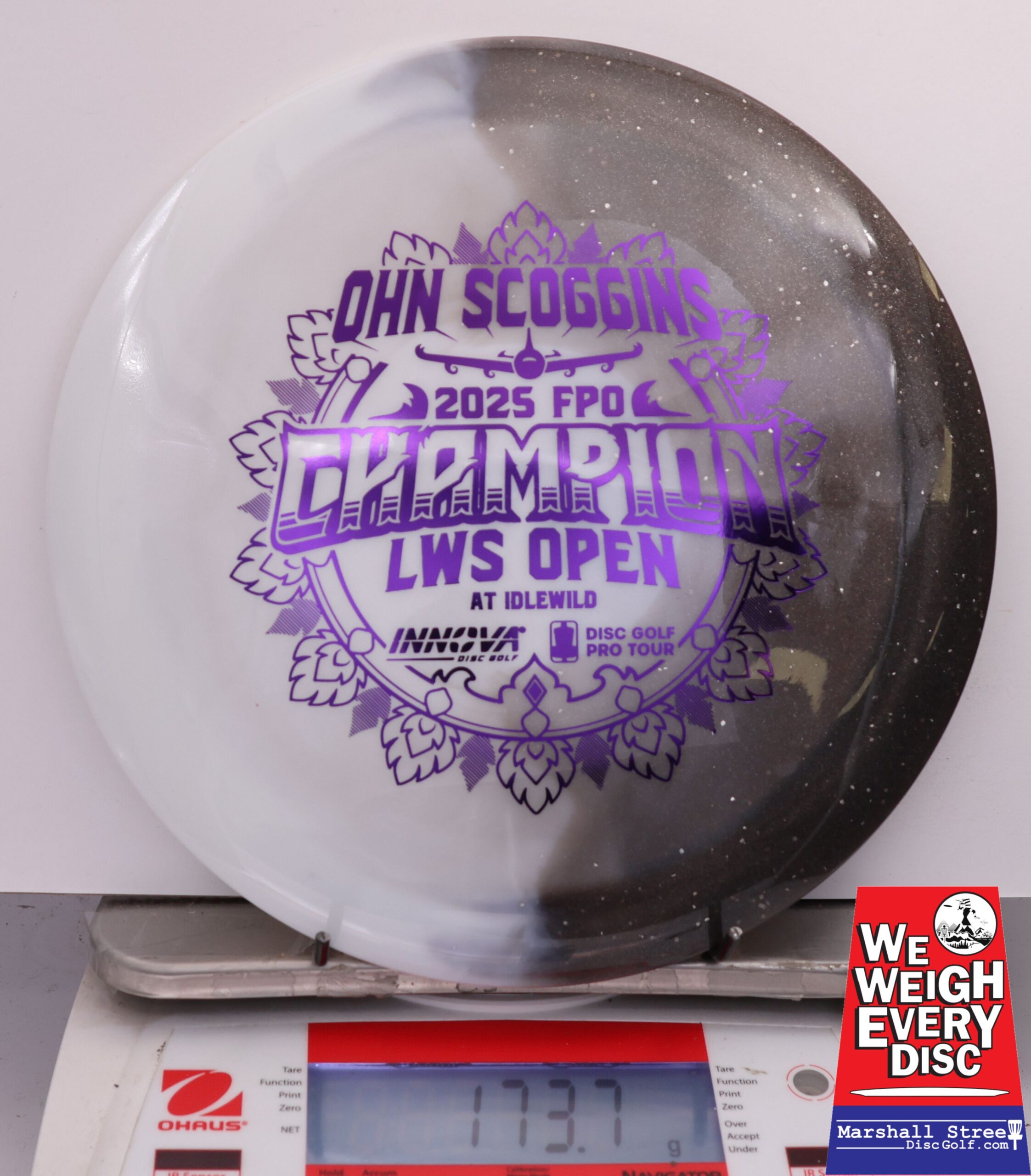480598 Test Material Destroyer, Ohn Scoggins 2025 LWS Open Champion - #691 Black-White, 174