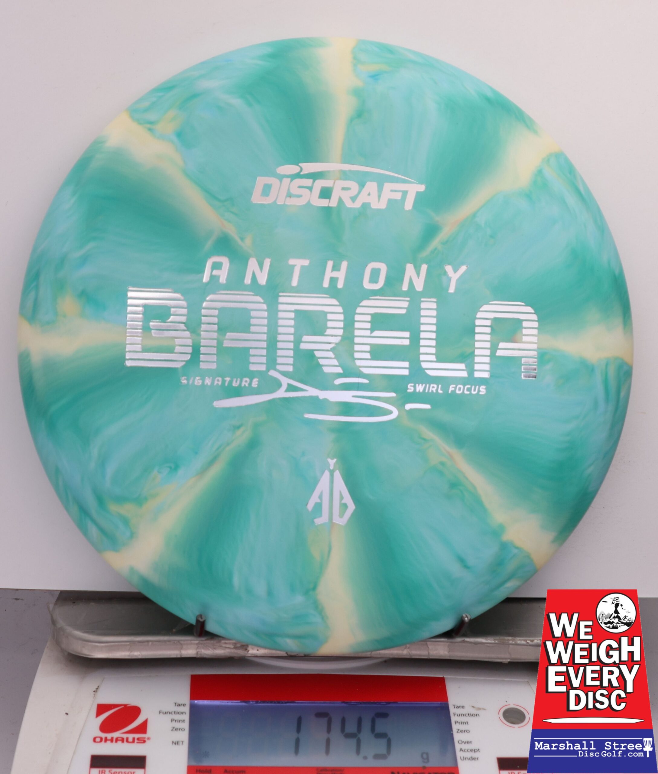 481066 Crazy Tuff Swirl Focus, Anthony Barela - #226 AquaYellow, 175