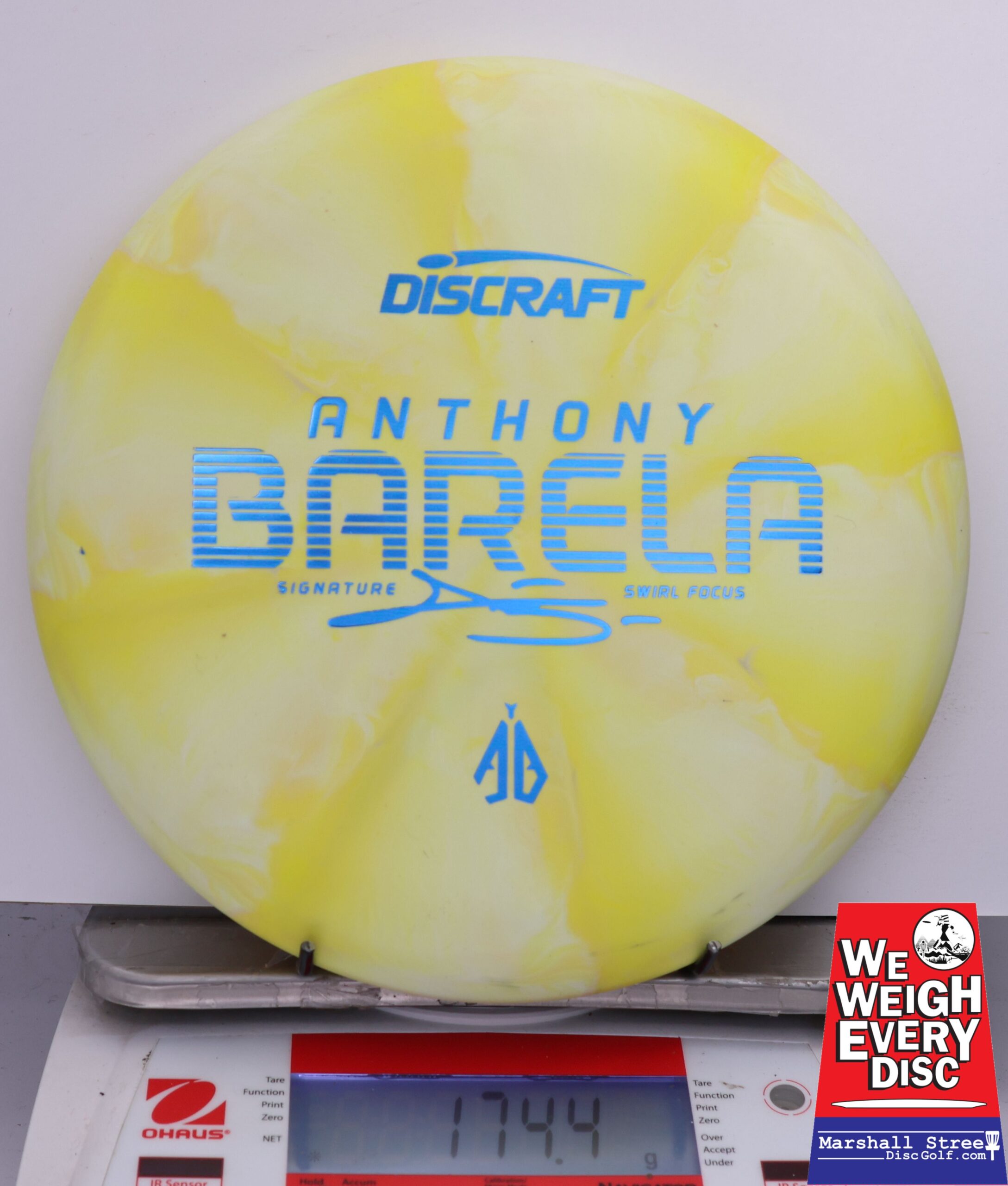 481110 Crazy Tuff Swirl Focus, Anthony Barela - #236 YellowWhite, 174