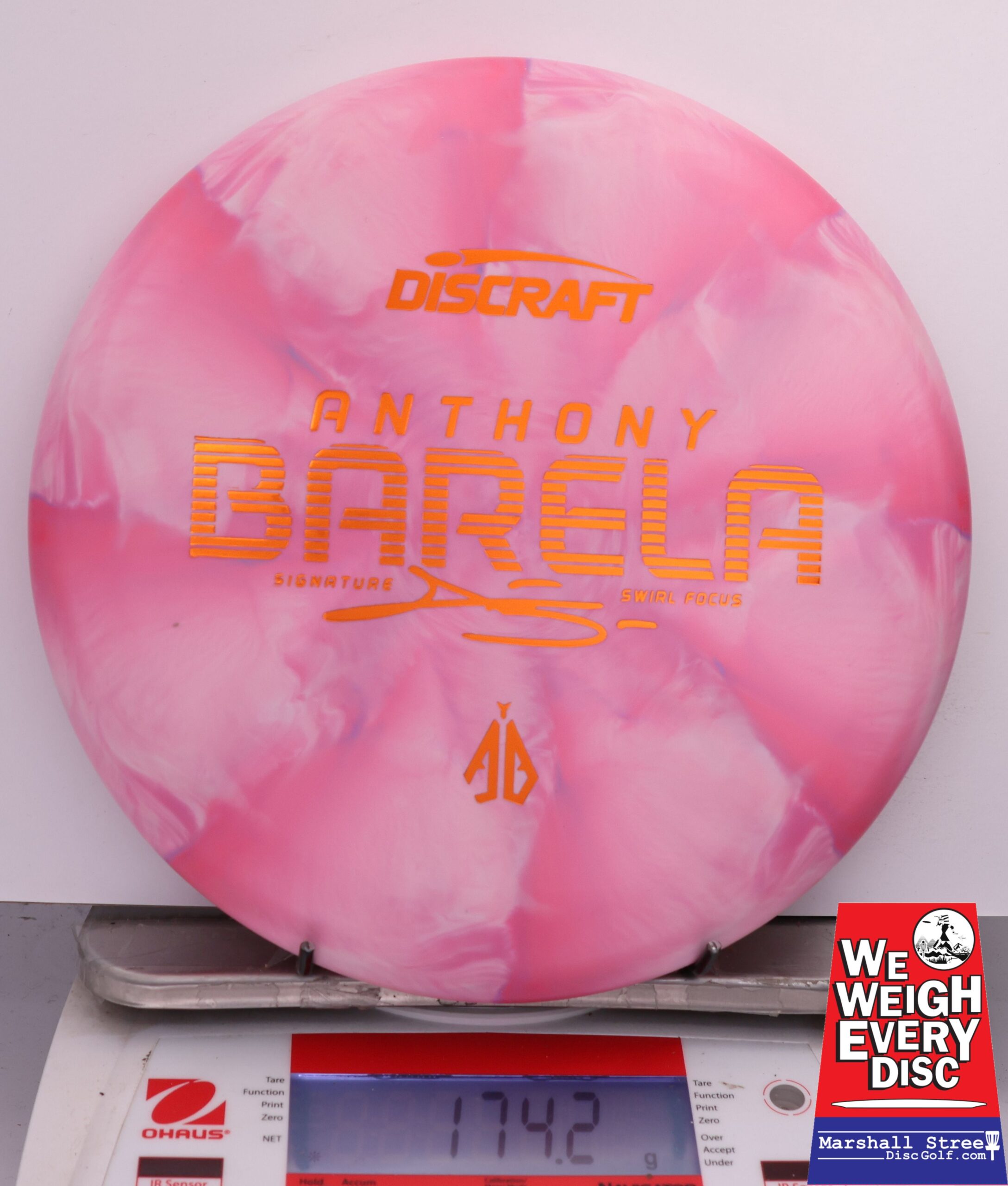 481133 Crazy Tuff Swirl Focus, Anthony Barela - #242 PinkRed, 174