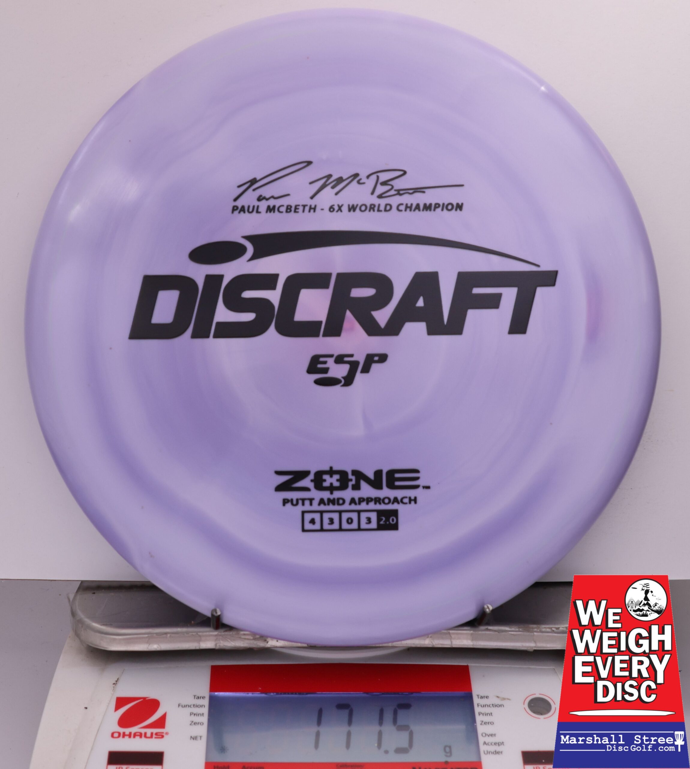 481598 ESP Zone, Paul McBeth 6X - #718 LtPurple, 172