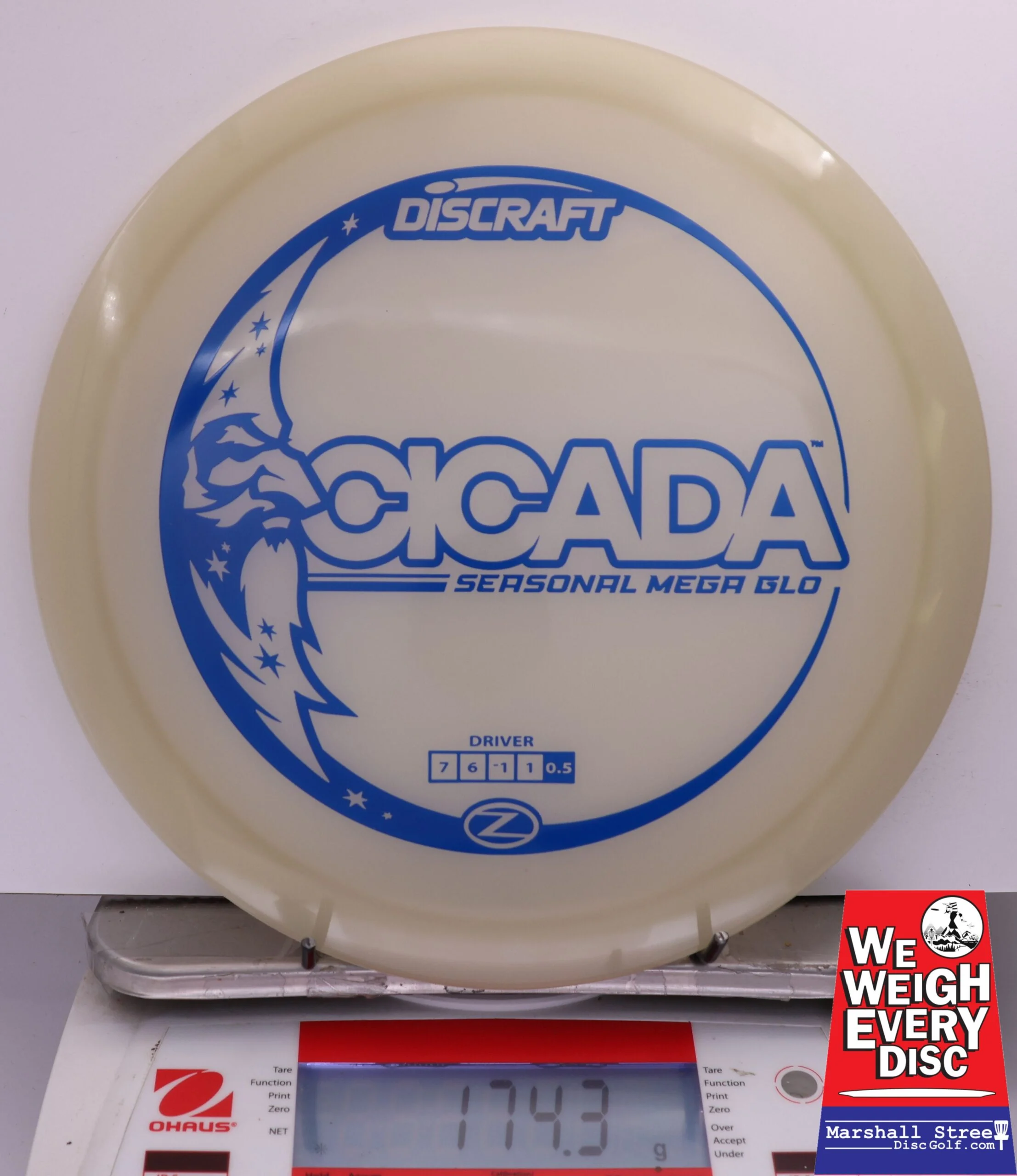 481994 Seasonal Mega Glow Z Cicada - #712 White Glow, 174