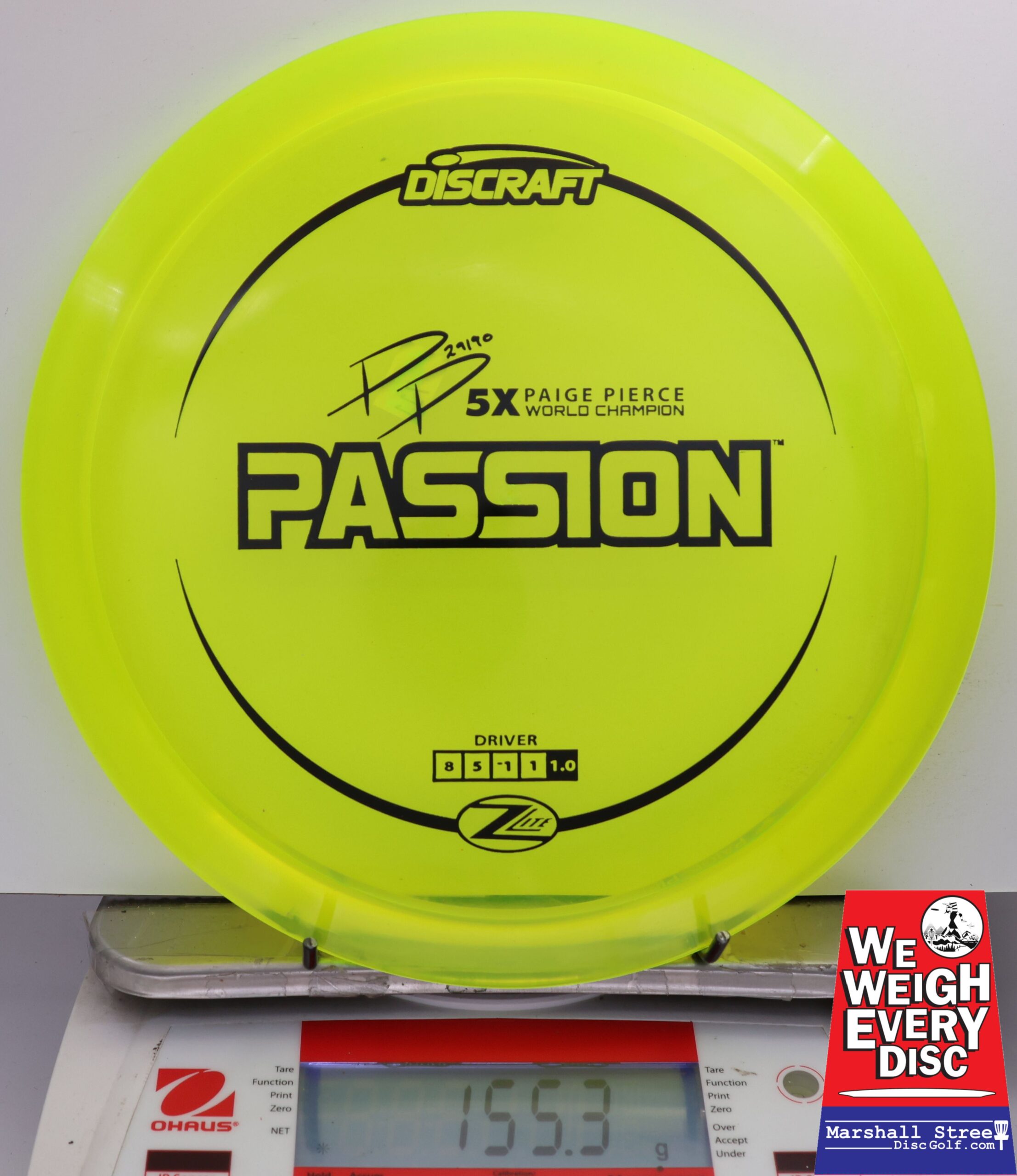 482069 Z Lite Passion, Paige Pierce 5x - #711 NYellow, 155