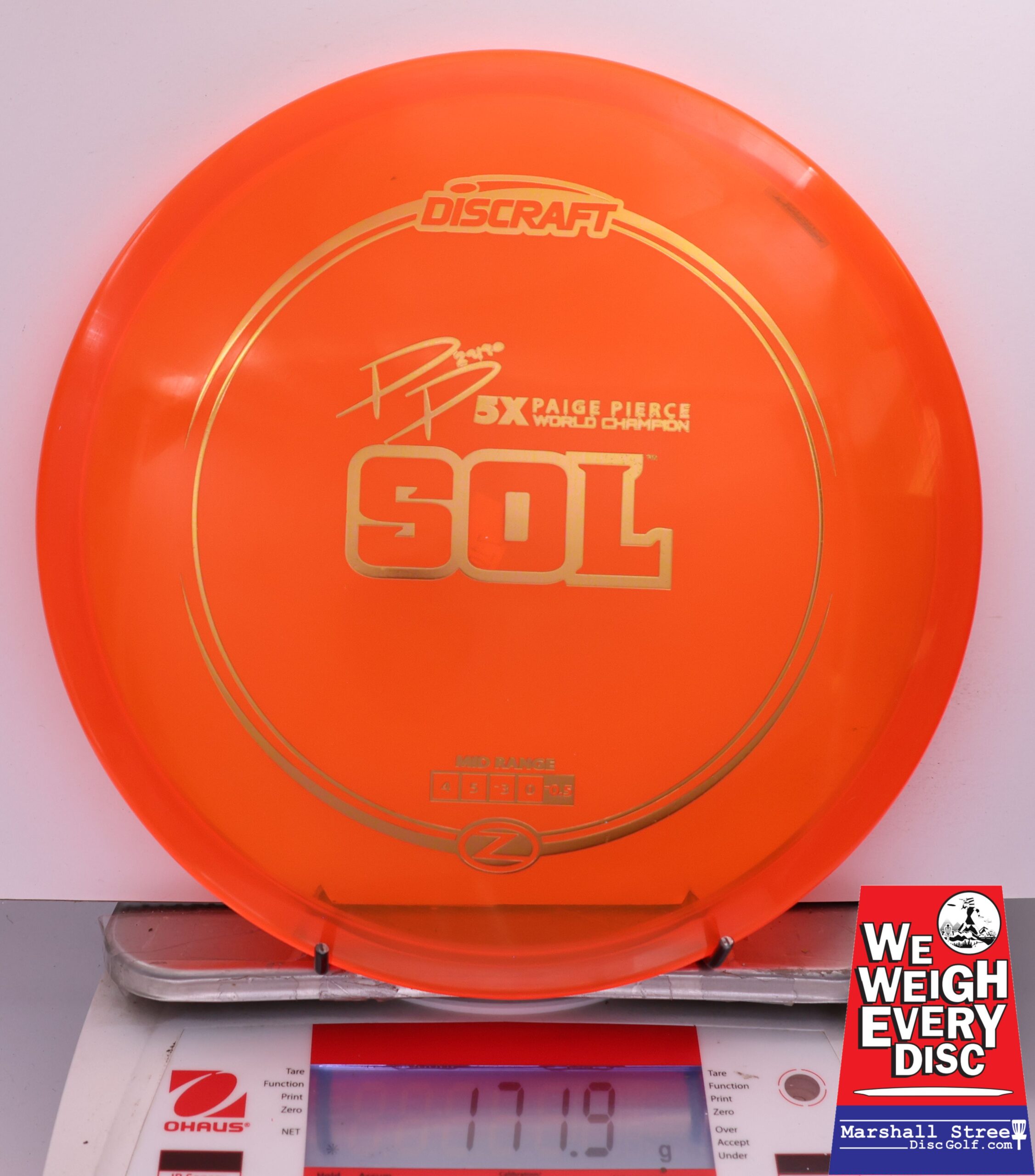 482138 Z Sol, Paige Pierce 5X - #710 Orange, 172