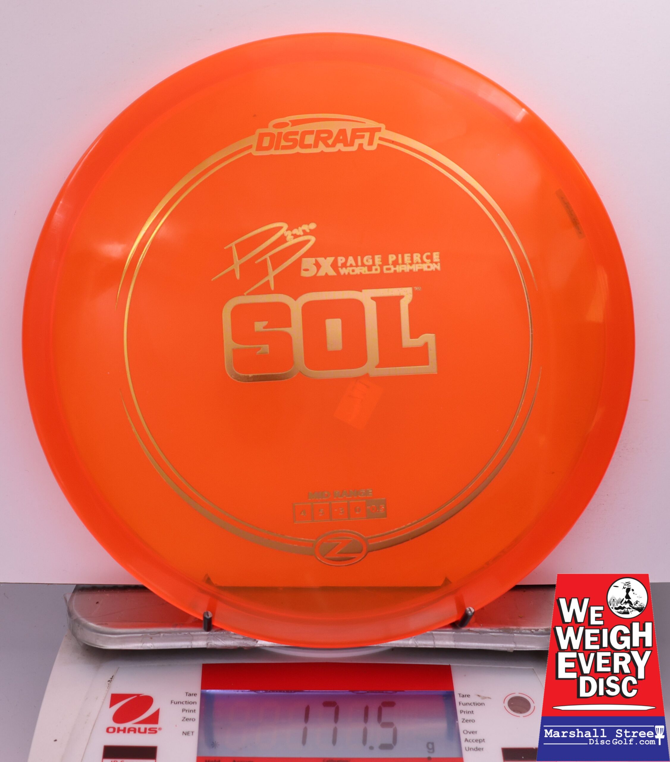 482139 Z Sol, Paige Pierce 5X - #711 Orange, 172