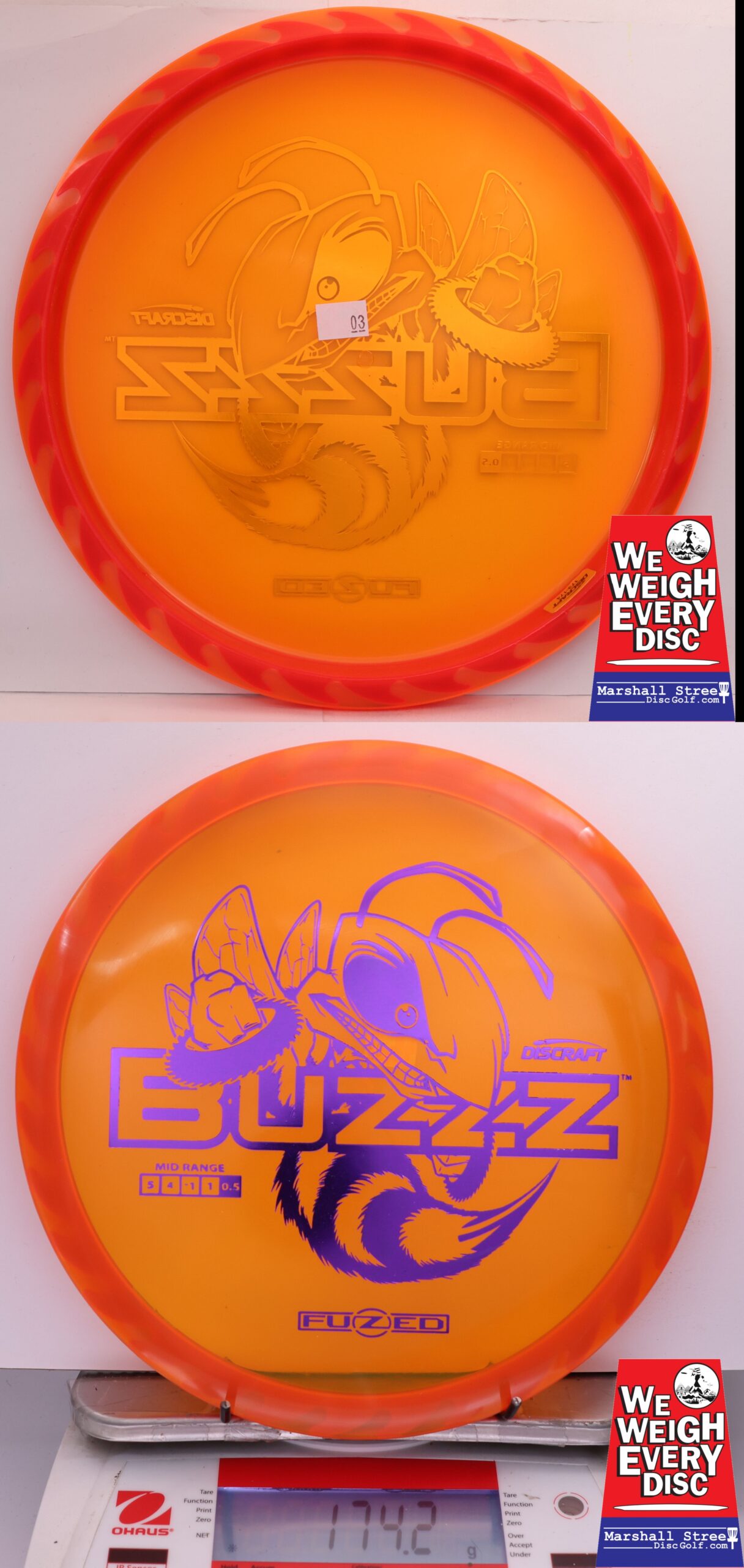 482386 FuZed Line Buzzz - Buzzzsaw - #03 Orange-Red, 174